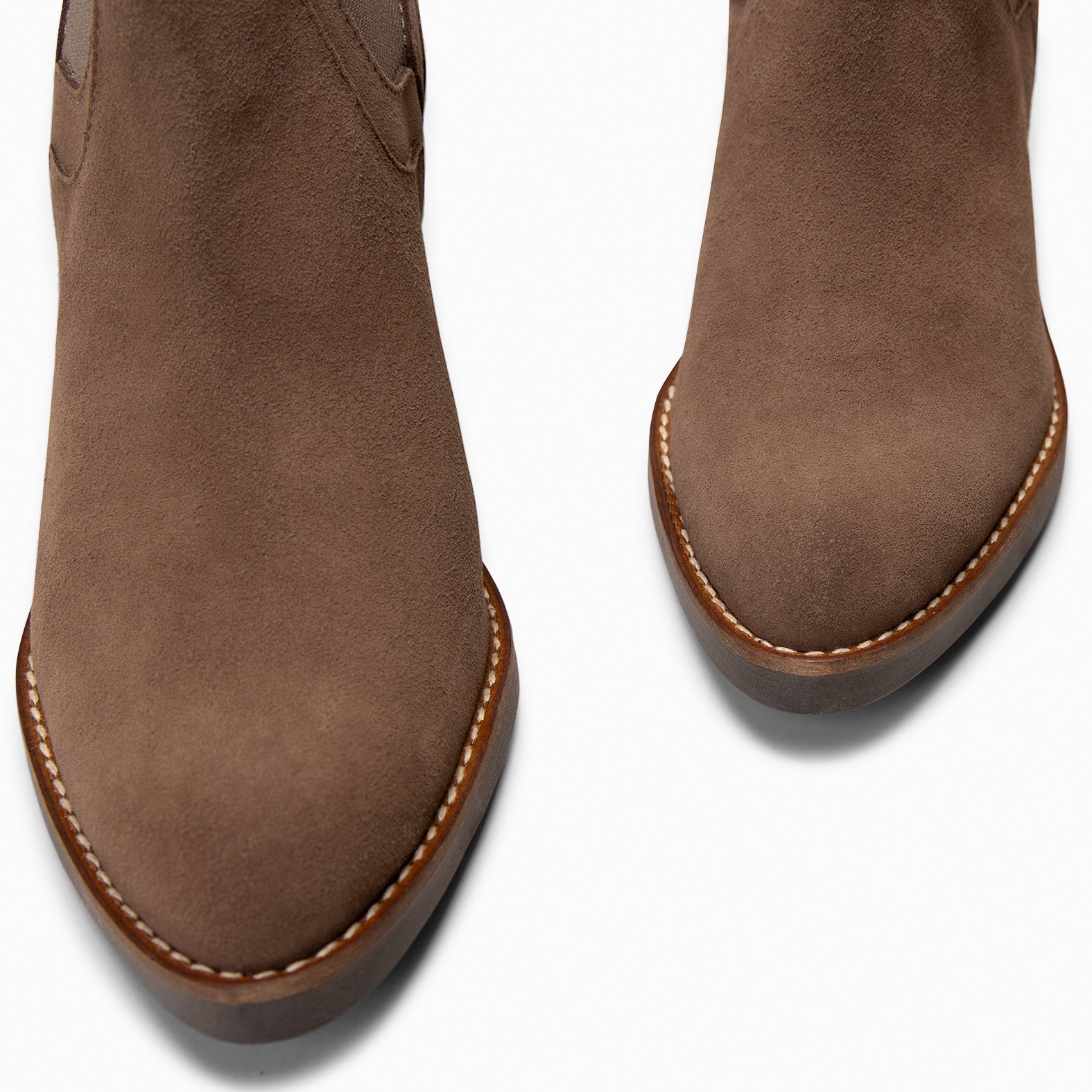 CASSIDY - Botines de tacón alto tipo Chelsea TAUPE