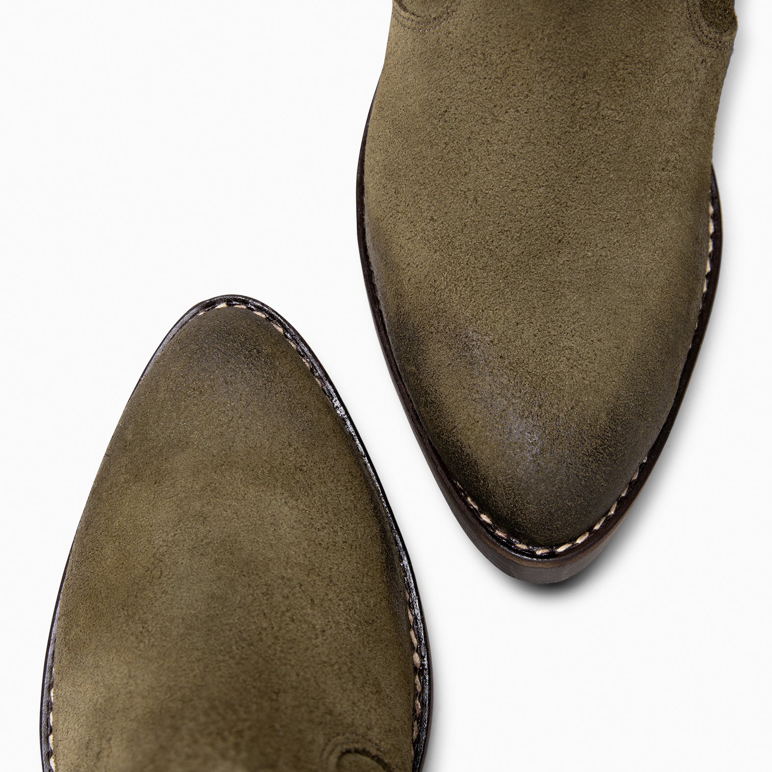 BEDFORD – Botines cowboy con tacón KAQUI