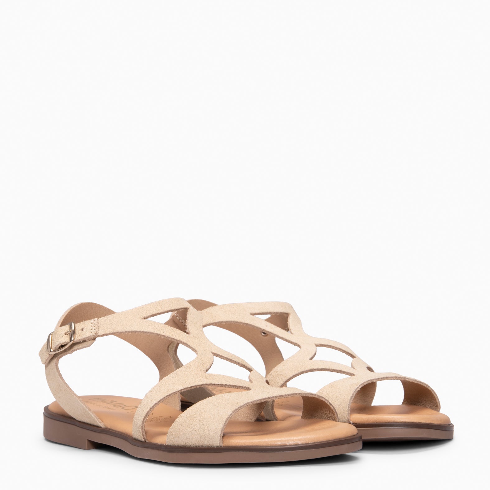 BAMBÚ - Sandalias Planas BEIGE