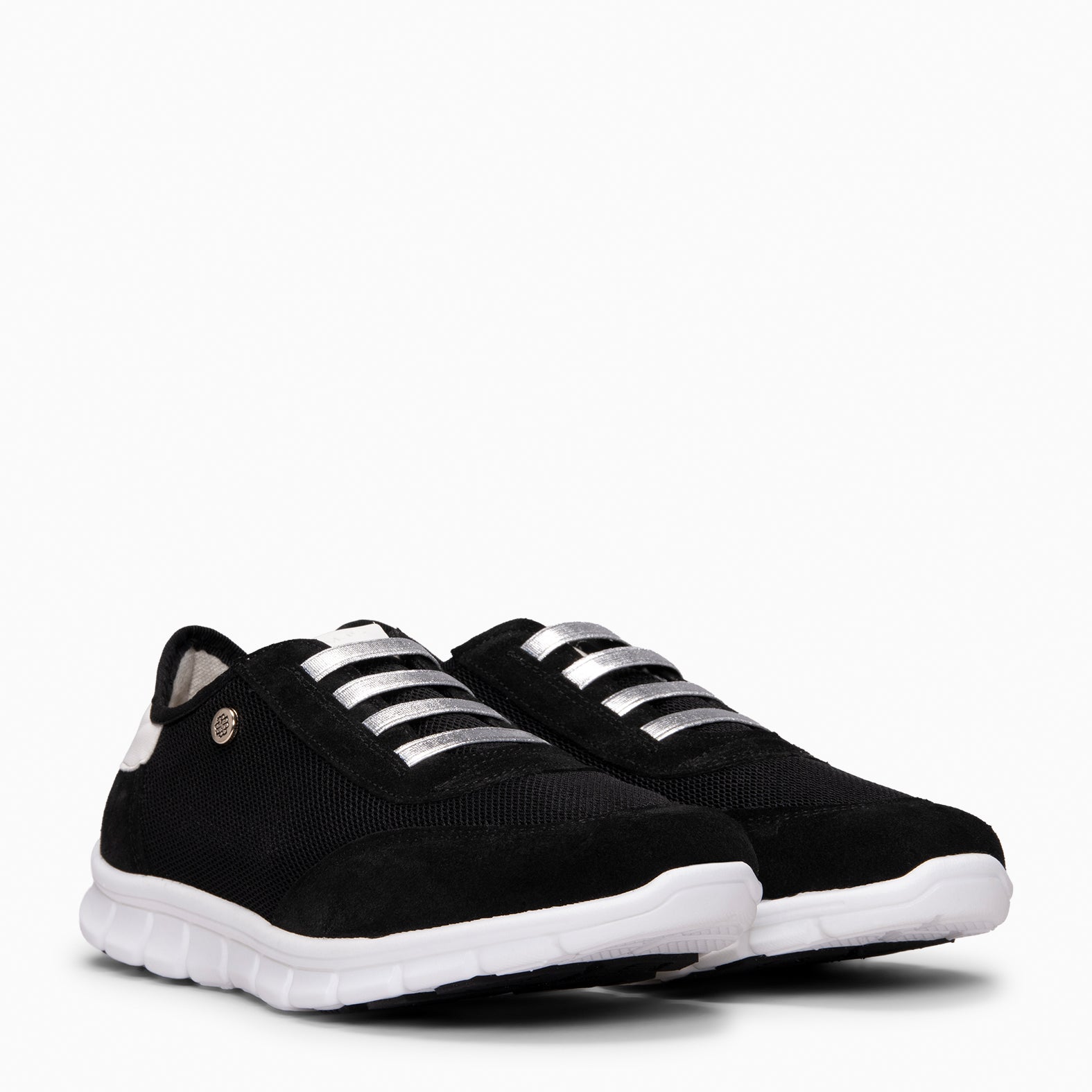 FÜSION 01 - Zapatillas para mujer multi-material NEGRO