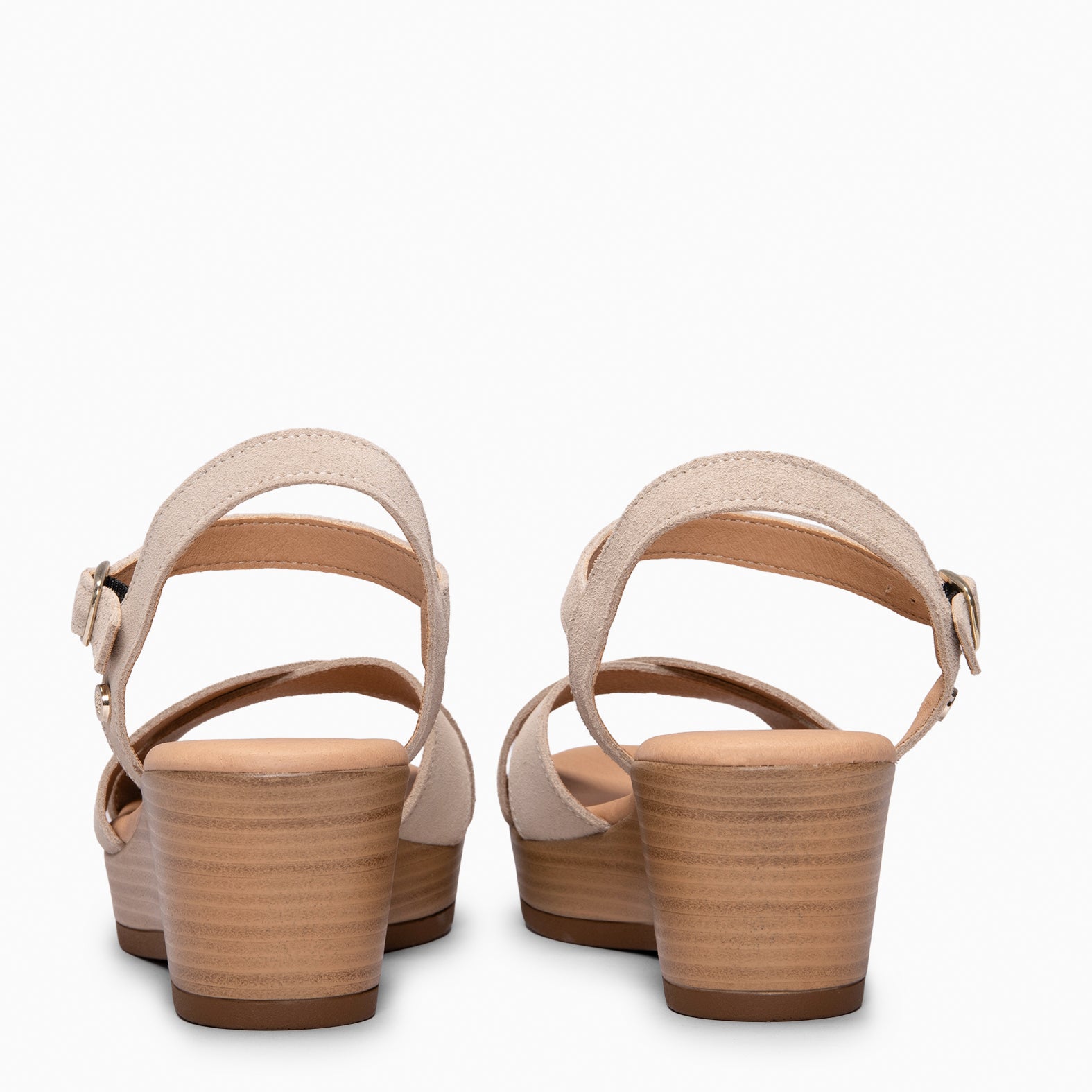 MAR - Cuñas Ligeras de tiras cruzadas BEIGE