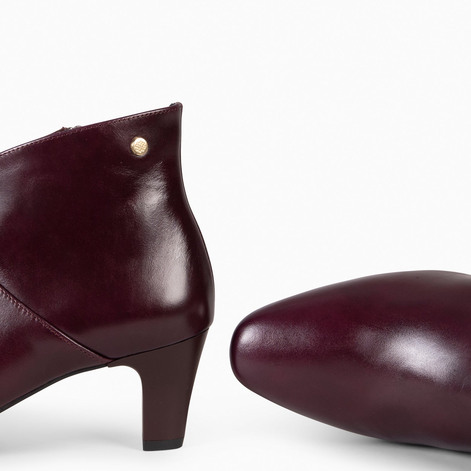 LADY – BURGUNDY Nappa Leather Booties