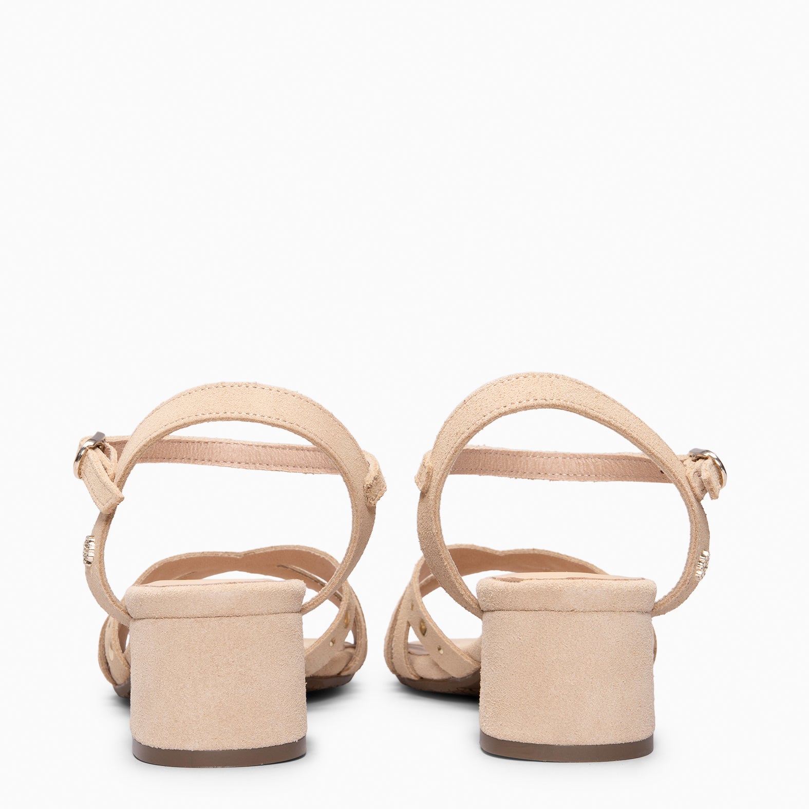 DAISY - Sandales à talon moyen ultra confort BEIGE