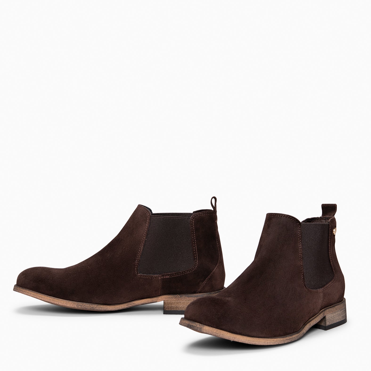 CLAIRE - BROWN Chelsea ankle boots