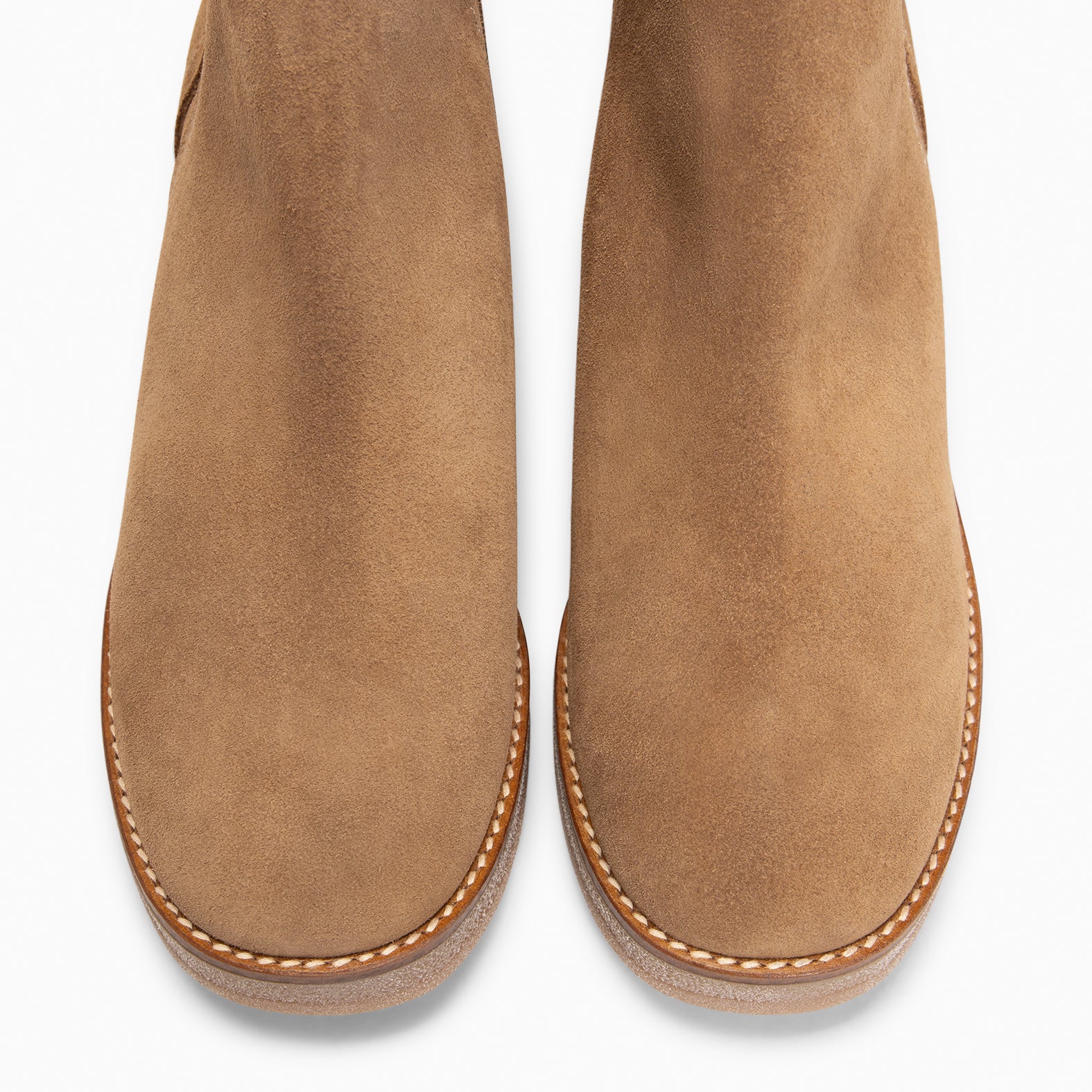 SWING - Botines casual de ante hidrófugo MARRÓN