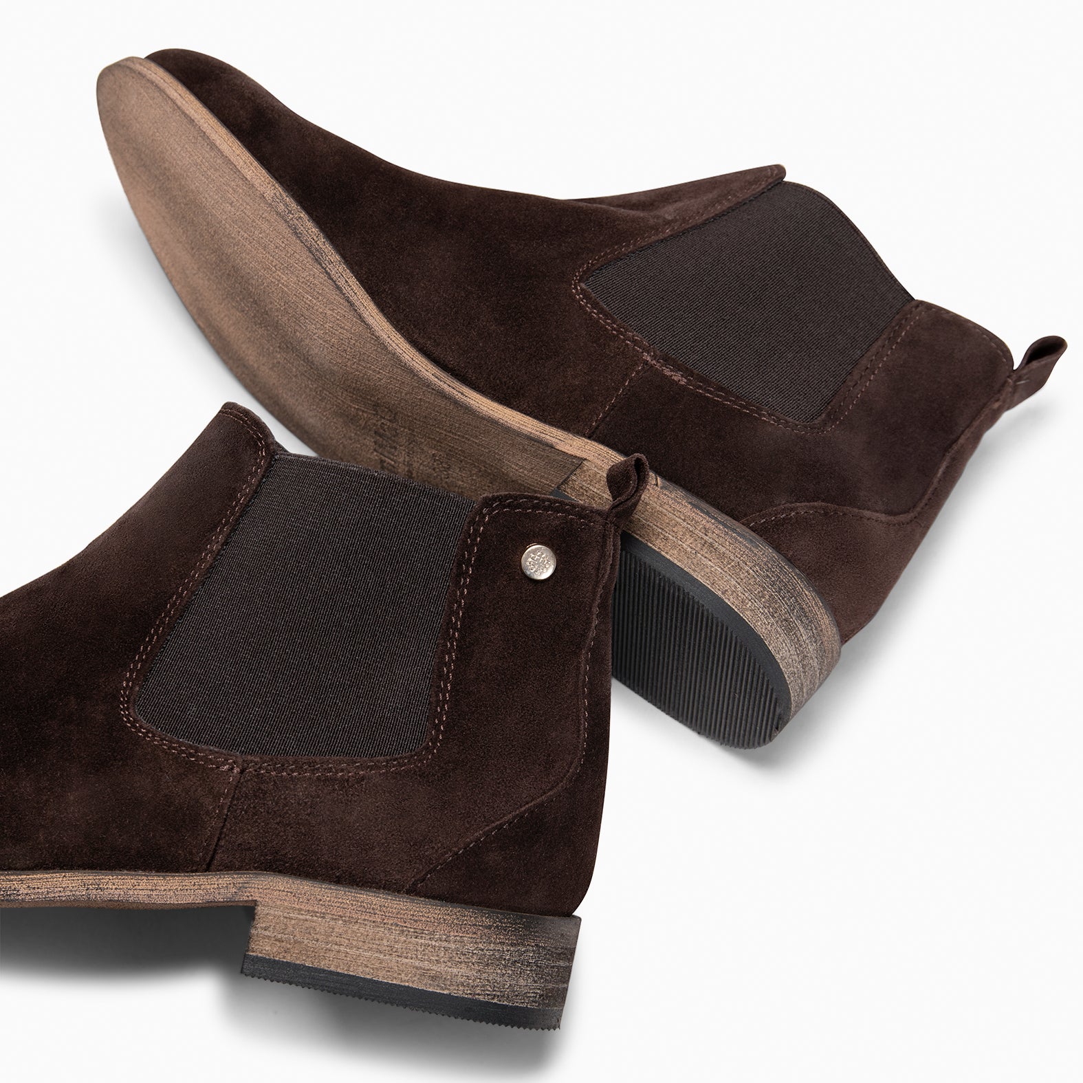 CLAIRE - BROWN Chelsea ankle boots