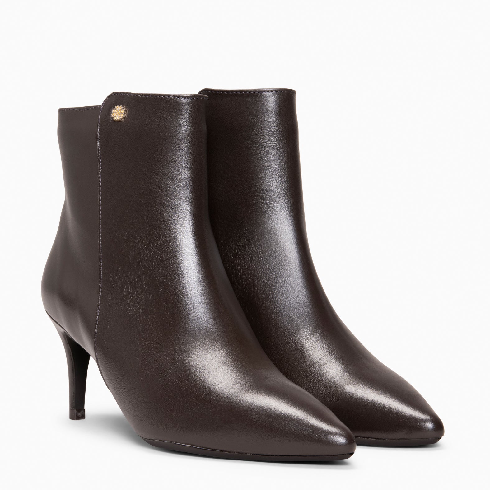 NIGHT - Botines de tacón de aguja MARRON