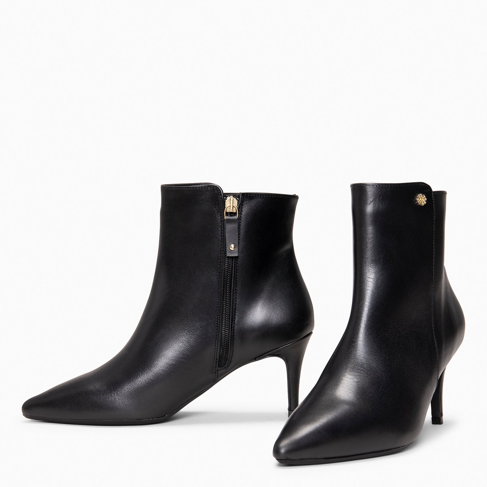 NIGHT - Botines de tacón de aguja NEGRO