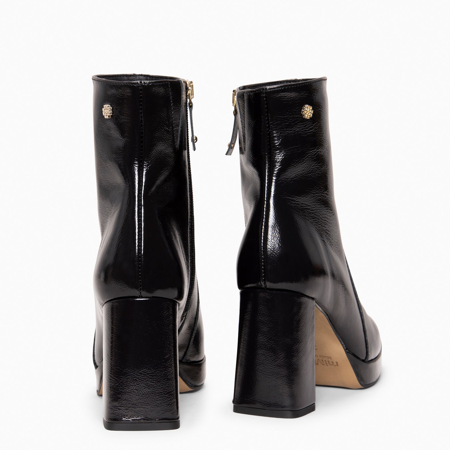 NOX - Botines de tacón alto NEGRO