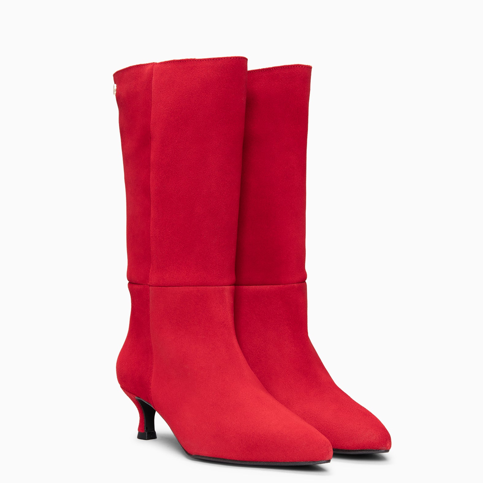 IMPERIAL - Botas con tacón kitten ROJO