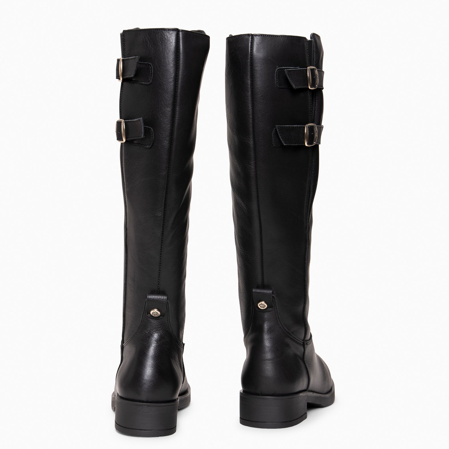 CORK – BLACK napa leather high boot