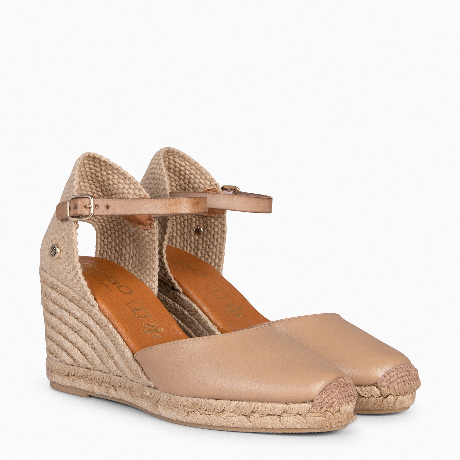 GIO - TAUPE WEDGE ESPADRILLES