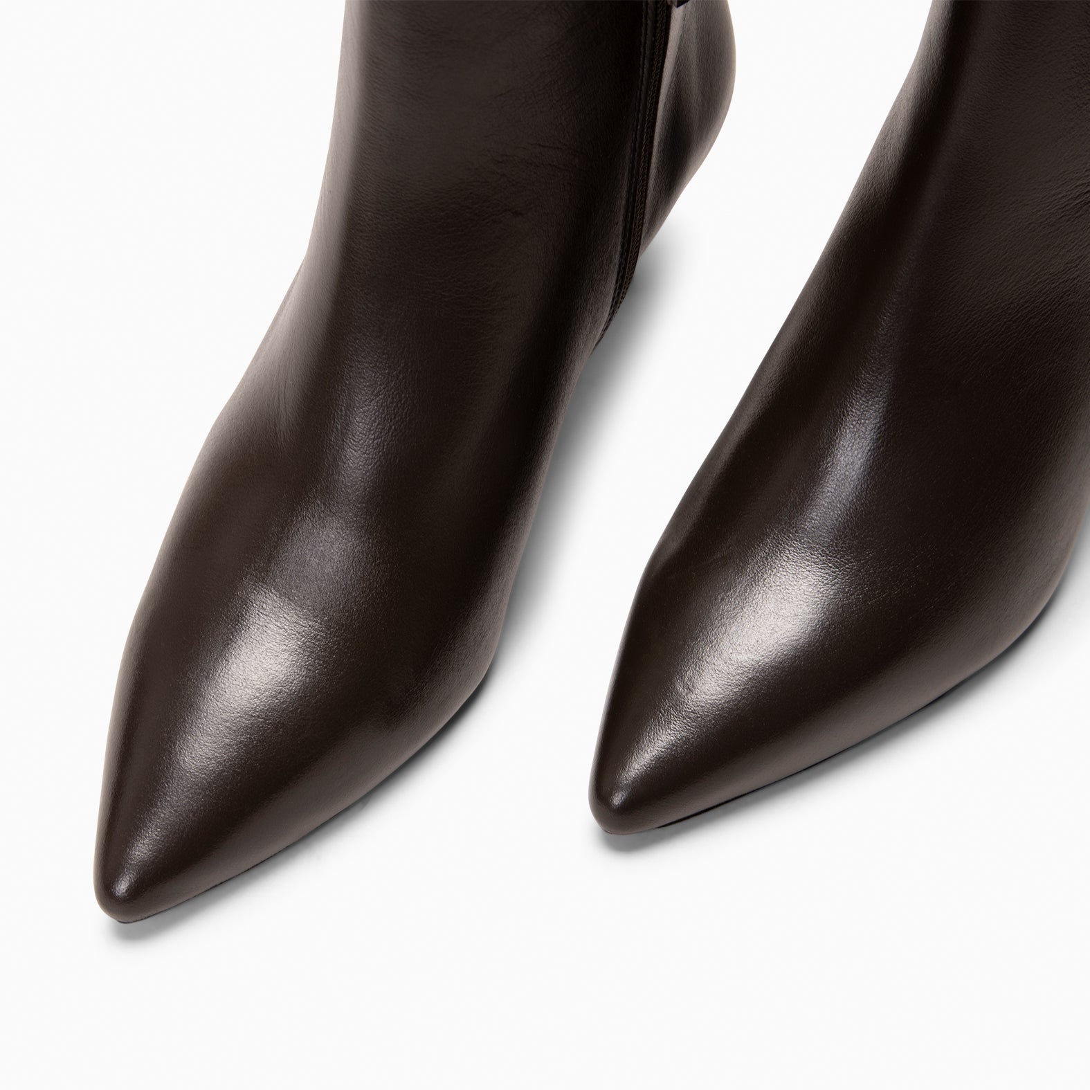 NIGHT - Botines de tacón de aguja MARRON