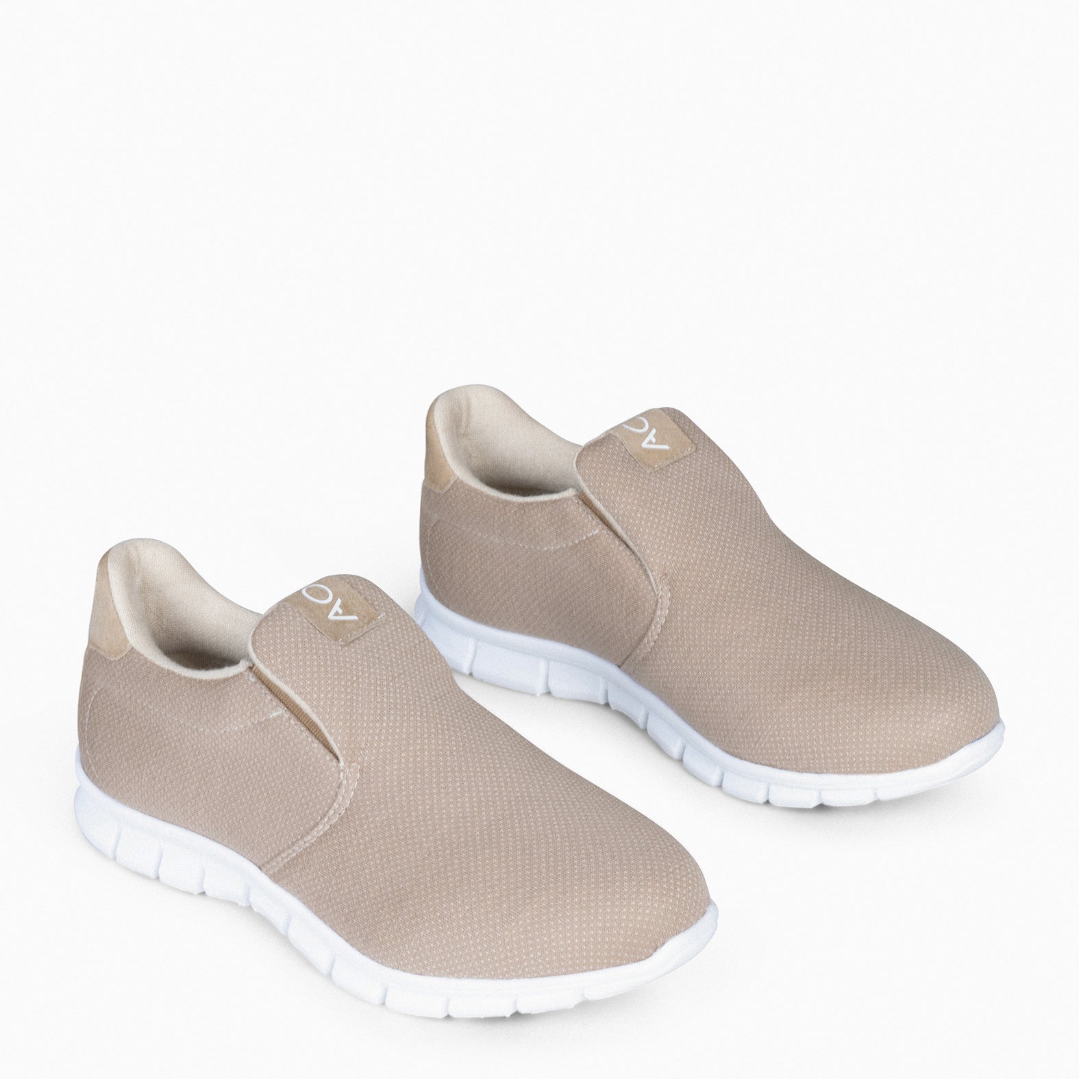 AIR – Baskets sans lacets pour femme TAUPE