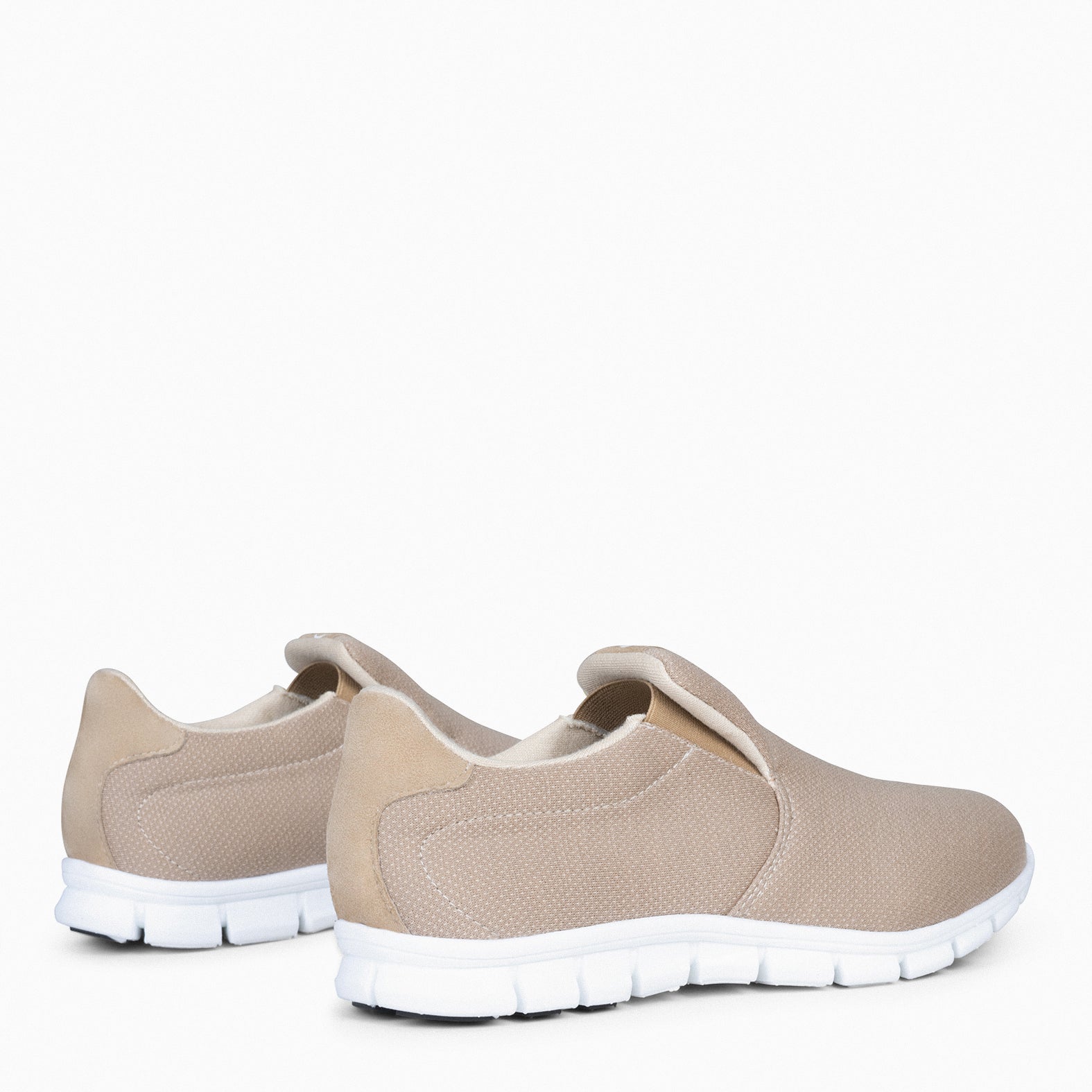 AIR – Baskets sans lacets pour femme TAUPE