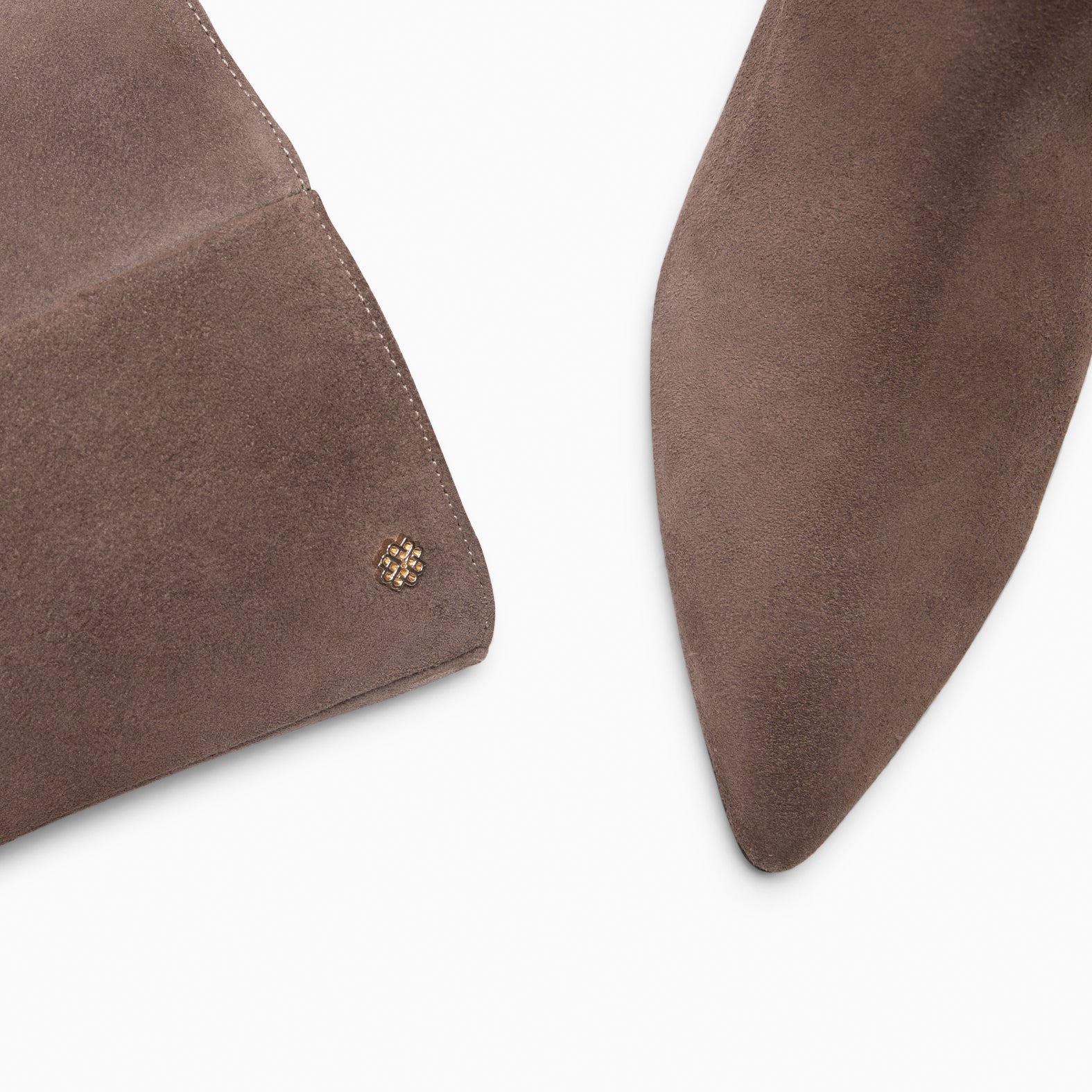 IMPERIAL - Botas con tacón kitten TAUPE