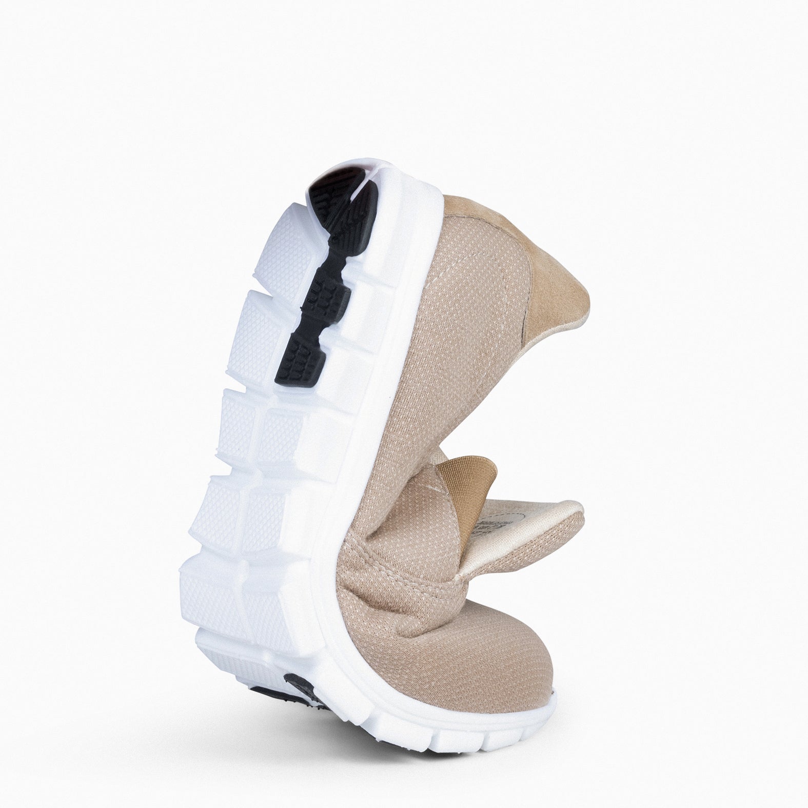 AIR - zapatilla calcetín de mujer TAUPE