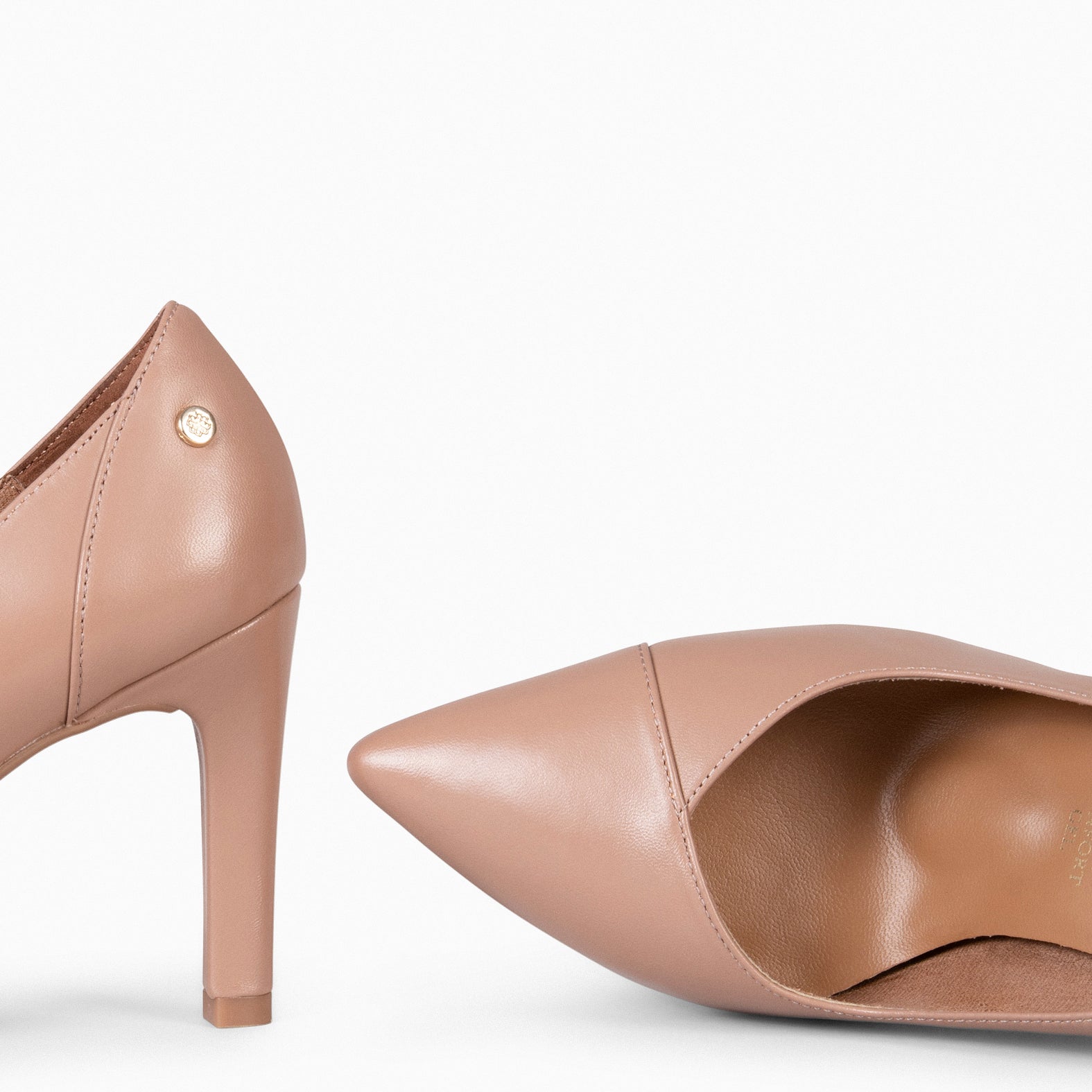 GLAM – Zapatos elegantes de tacón alto NUDE