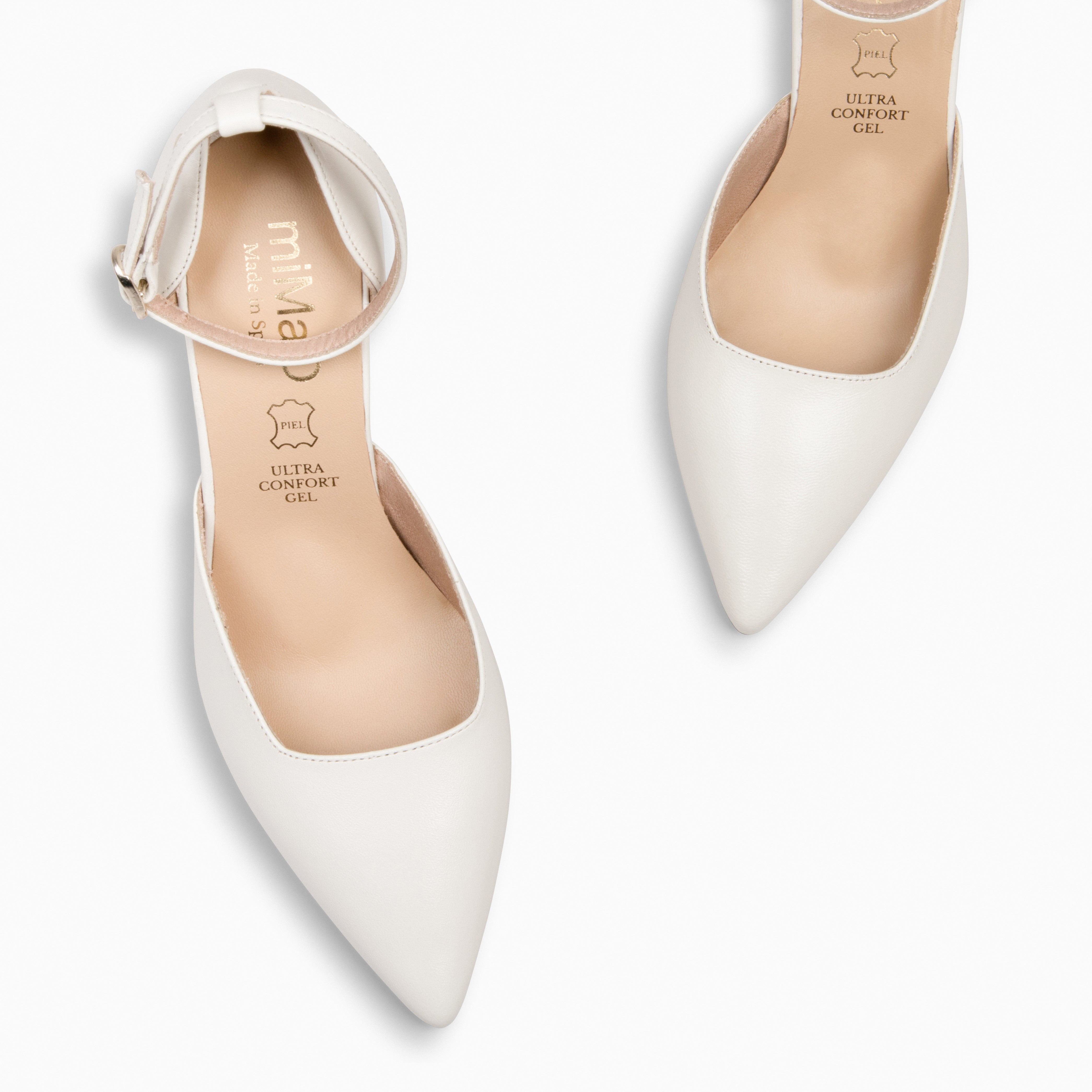 AINHOA – WHITE elegant heels