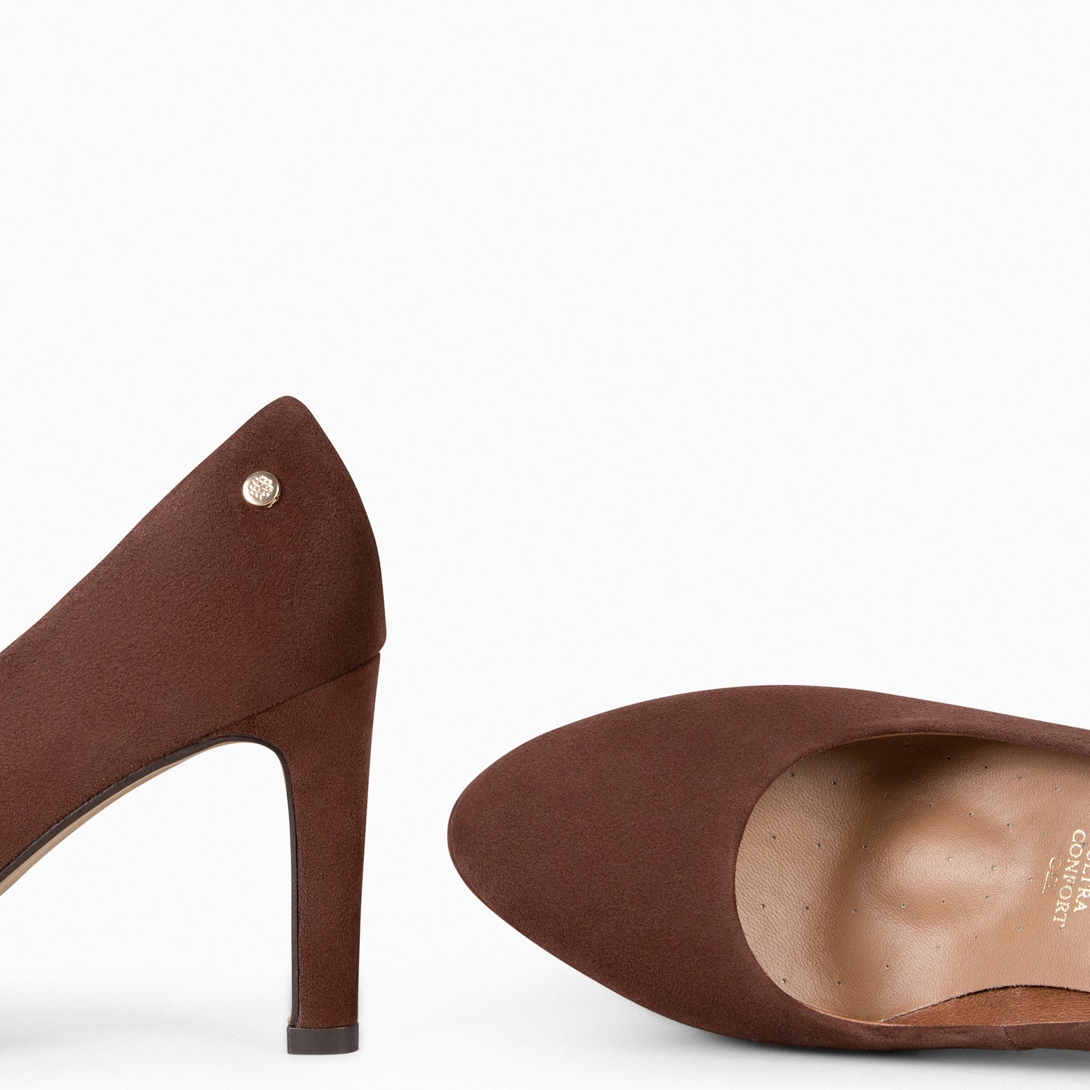 PLATFORM – BROWN high heels with platform