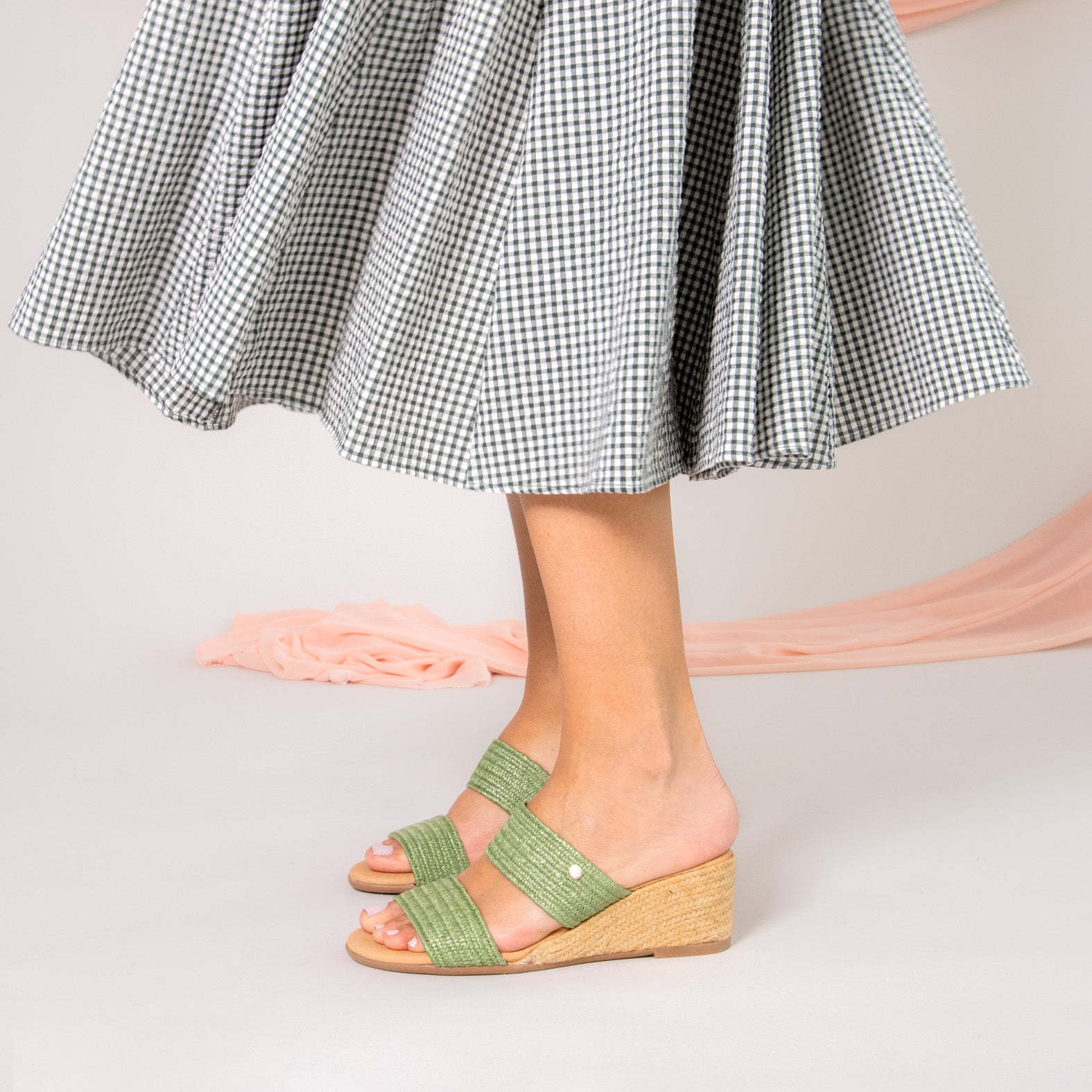 LIRA - Mules de cuña de esparto KAQUI