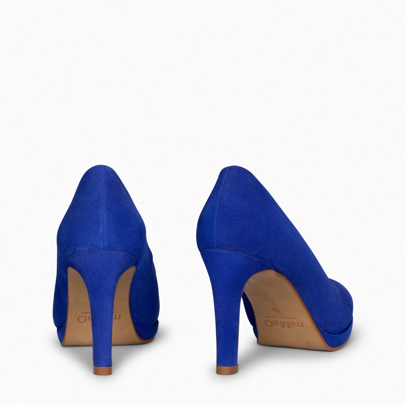 PLATFORM – ELECTRIC BLUE high heels with platform