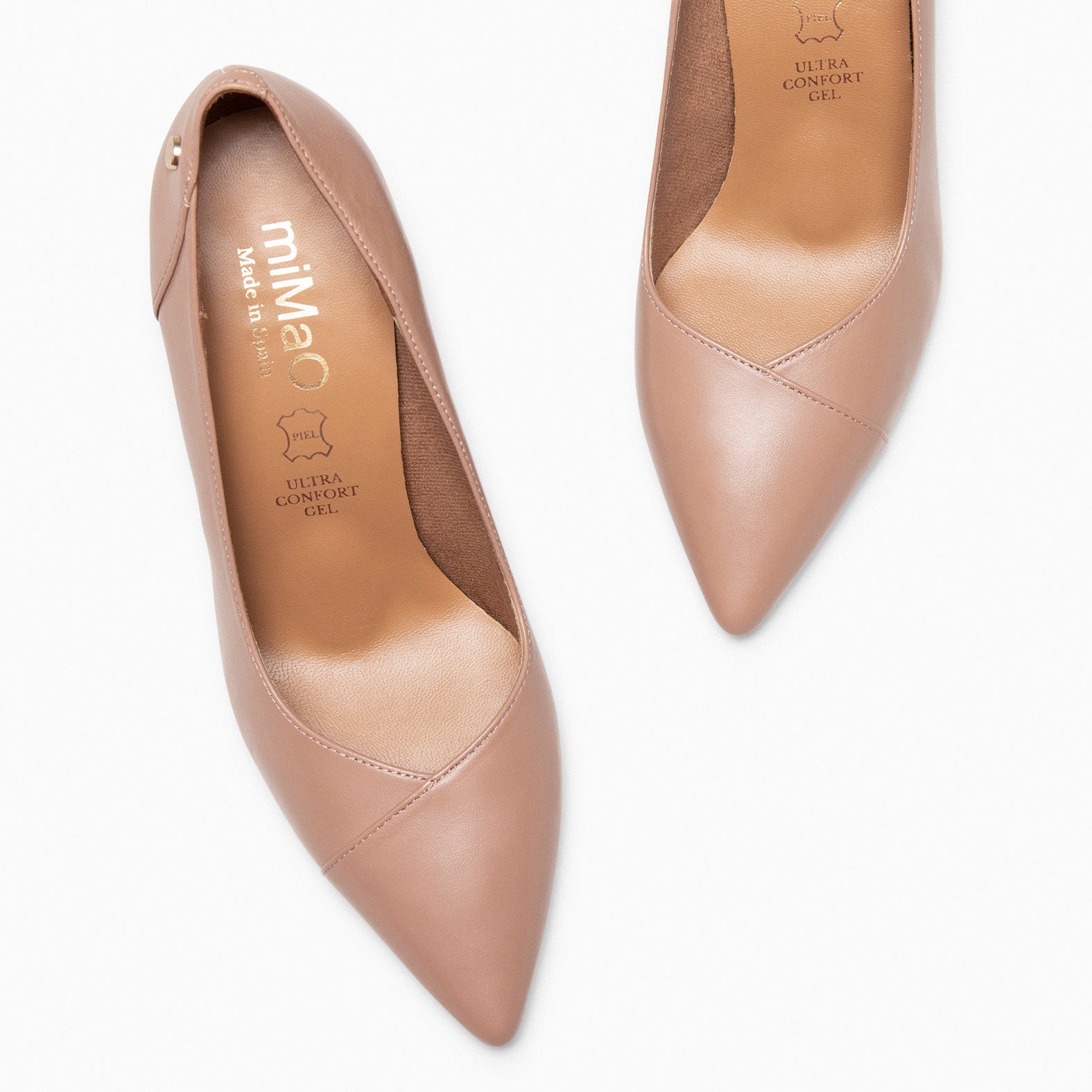 GLAM – Zapatos elegantes de tacón alto NUDE