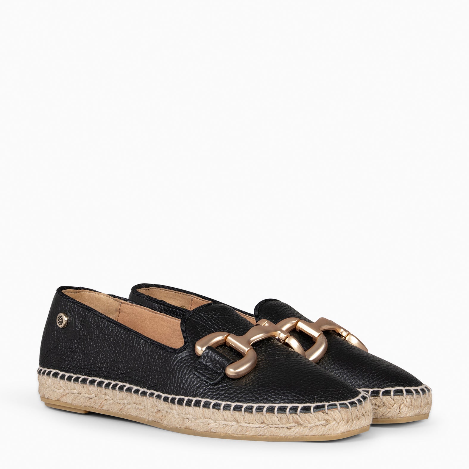 MERAYA - ALPARGATA ELEGANTE NEGRO
