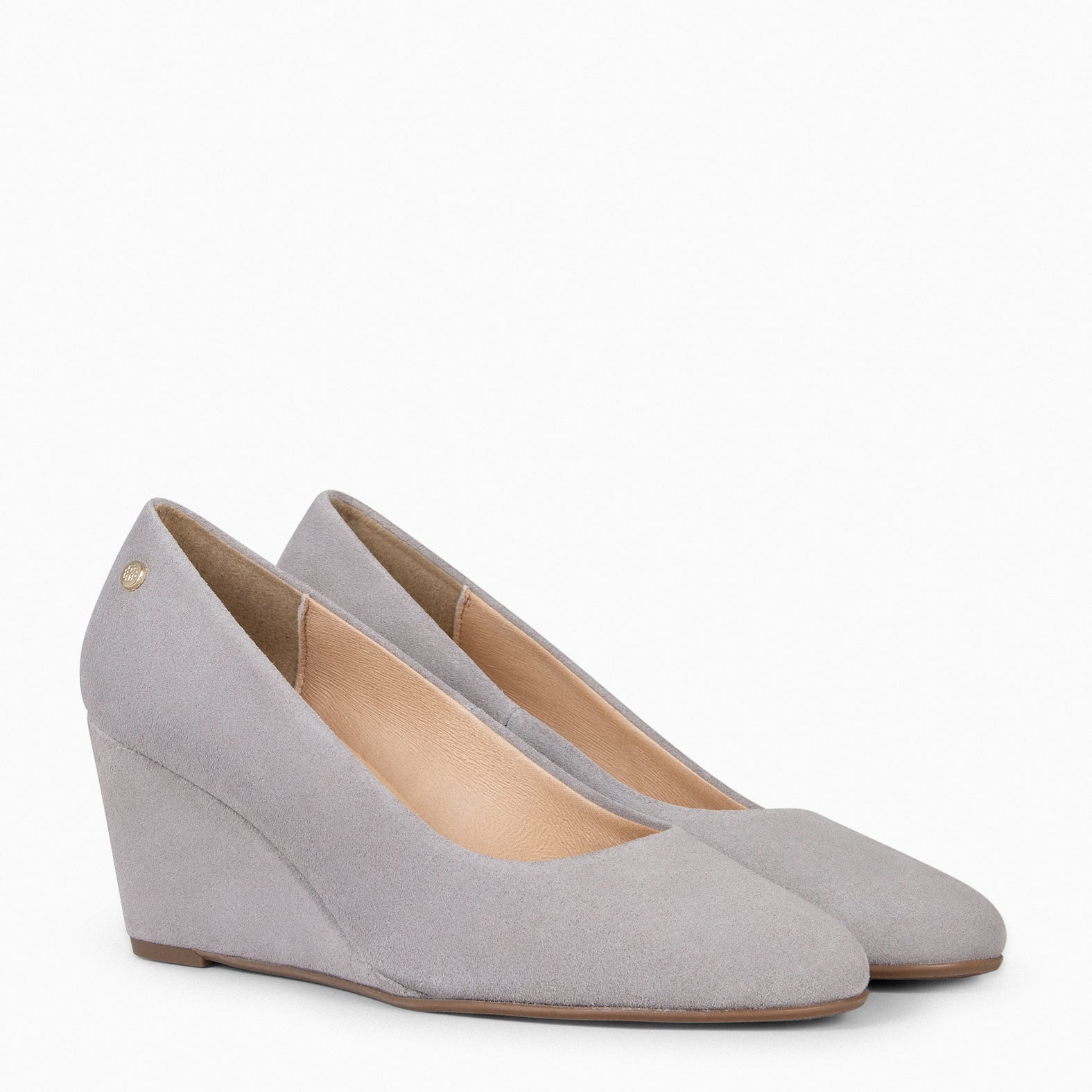 WEDGE ROUND – GREY Shoes with wedge 