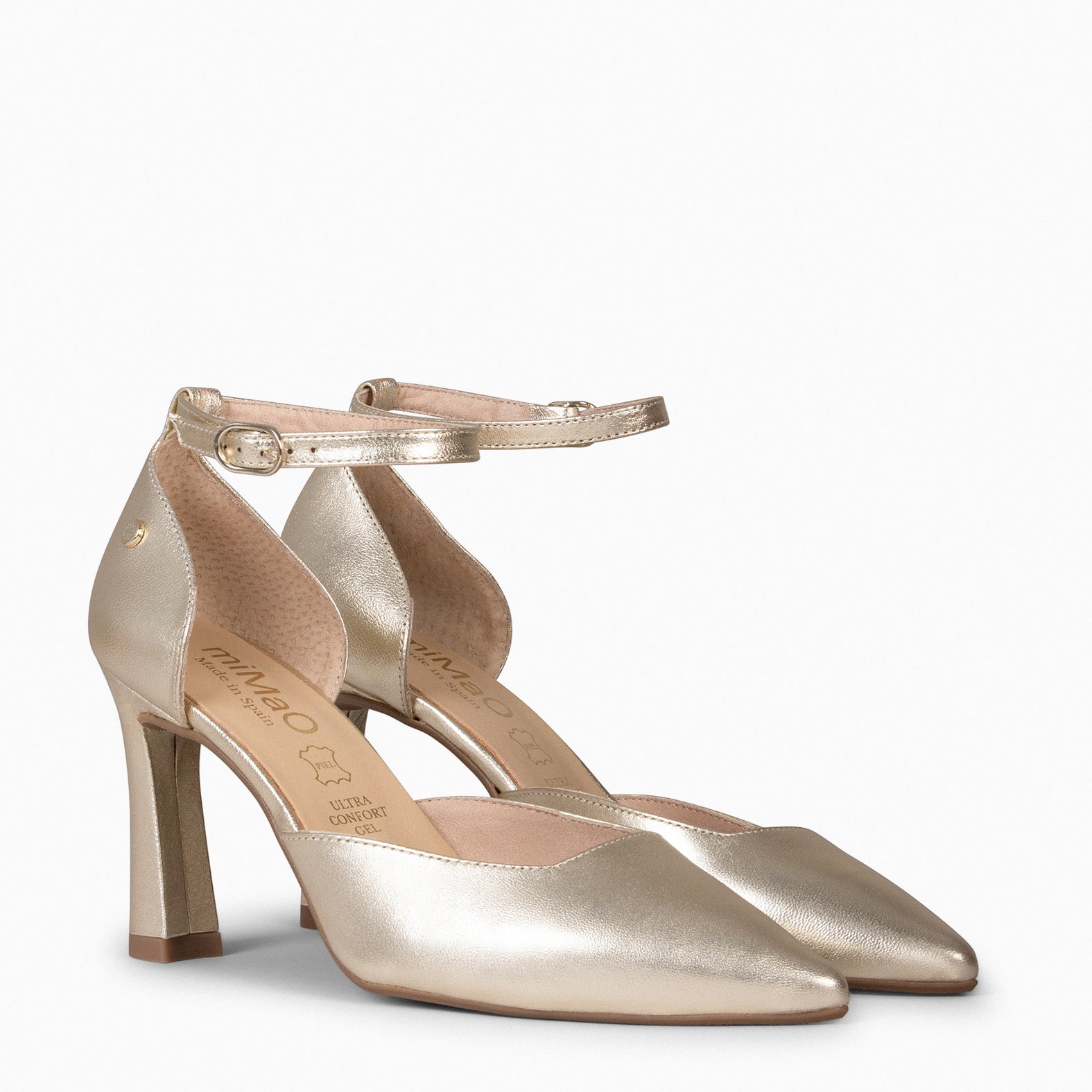 AINHOA – GOLDEN elegant heels