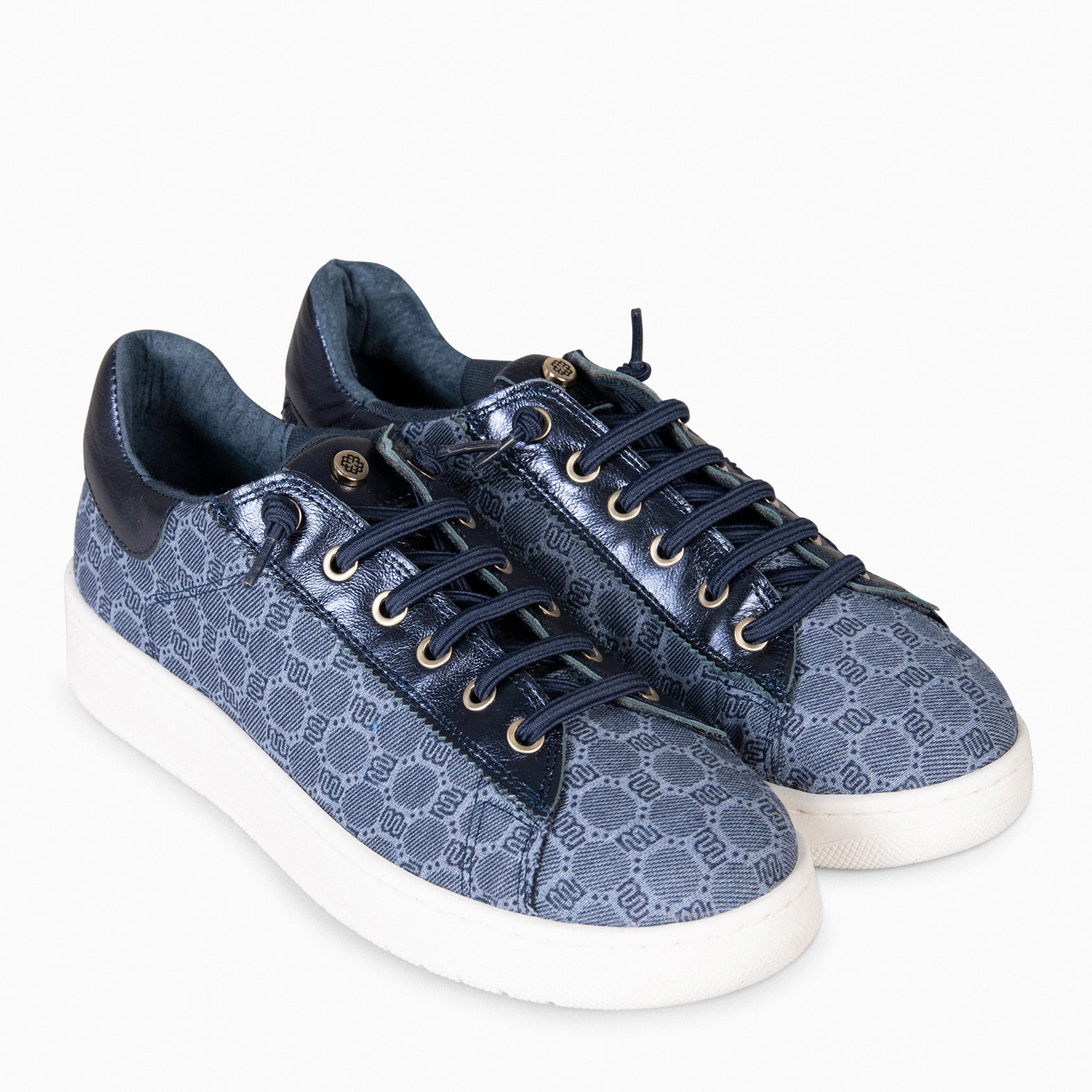 TOULOUSE – JEANS SNEAKERS WITH ELASTIC LACES