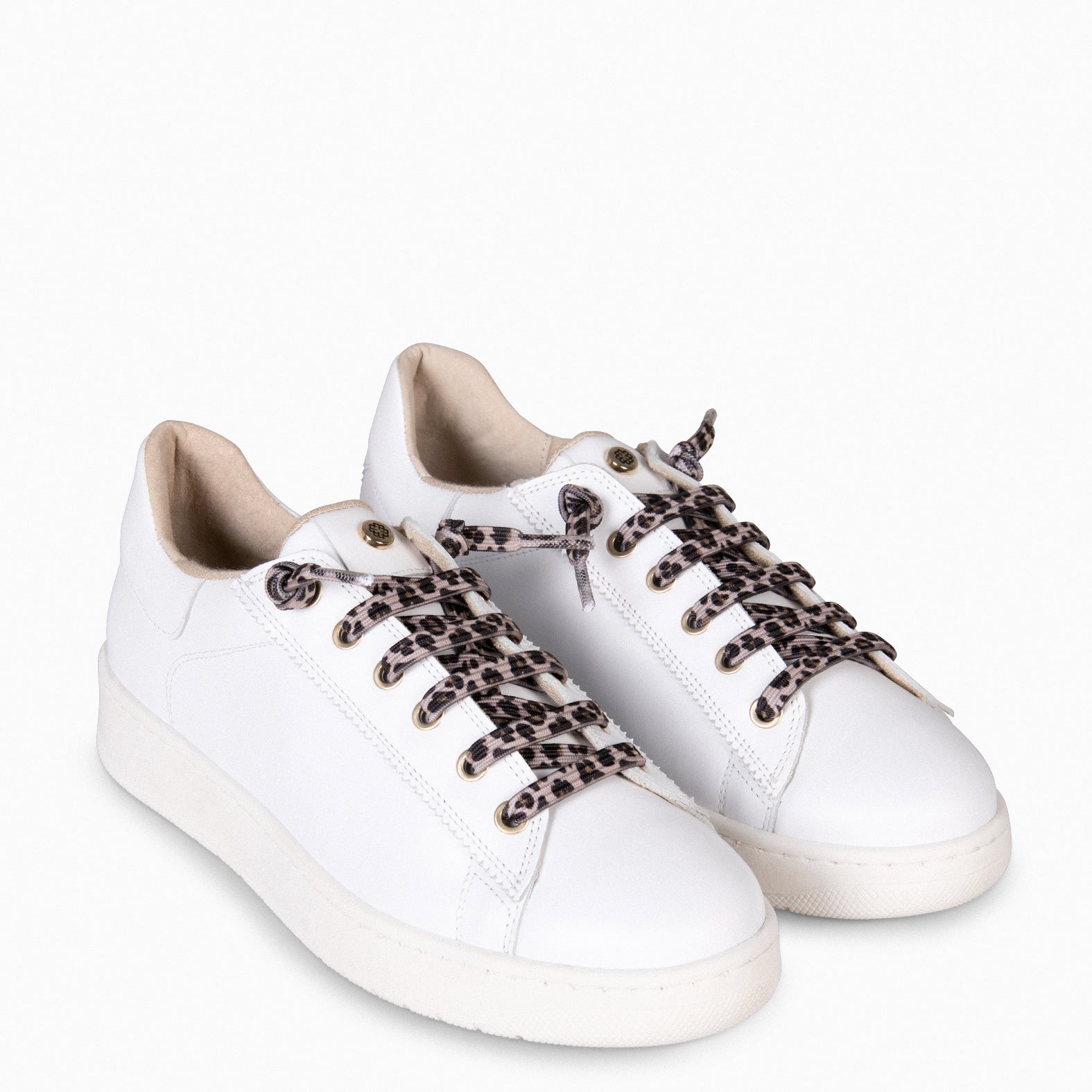 NANTES - Zapatillas Elegantes BLANCO LEOPARDO