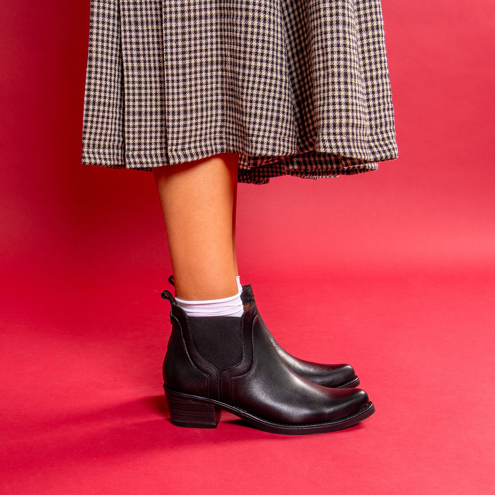 BILLY - CAMEL Heeled chelsea style ankle boots