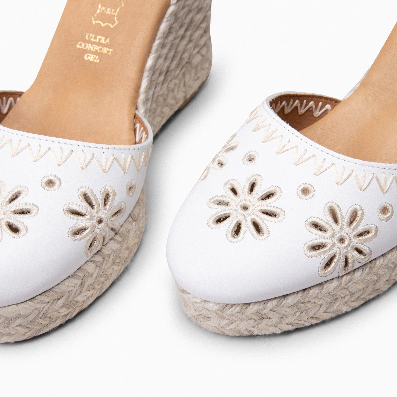 CASARES - WHITE NAPPA ESPADRILLE