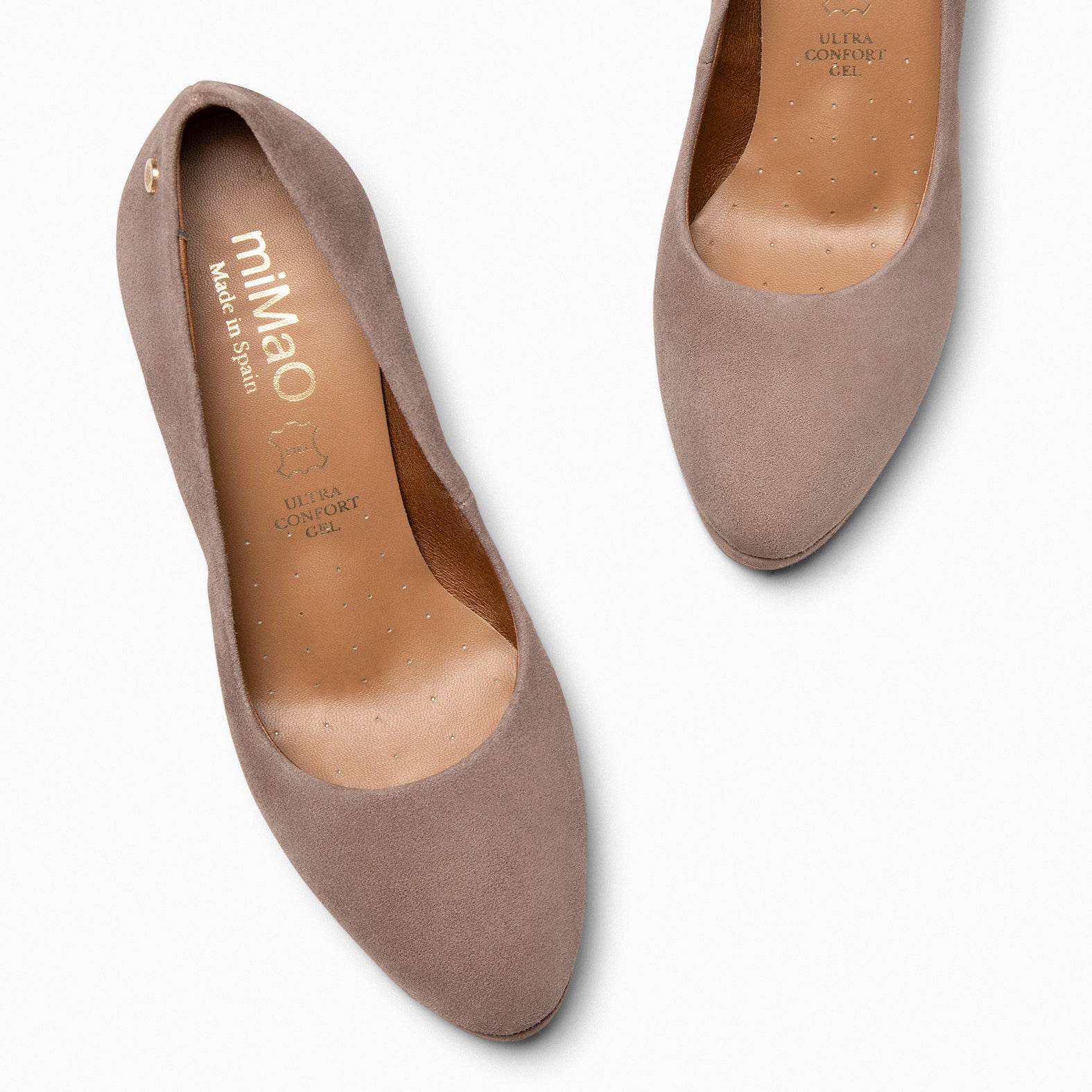 PLATFORM – TAUPE high heels with platform