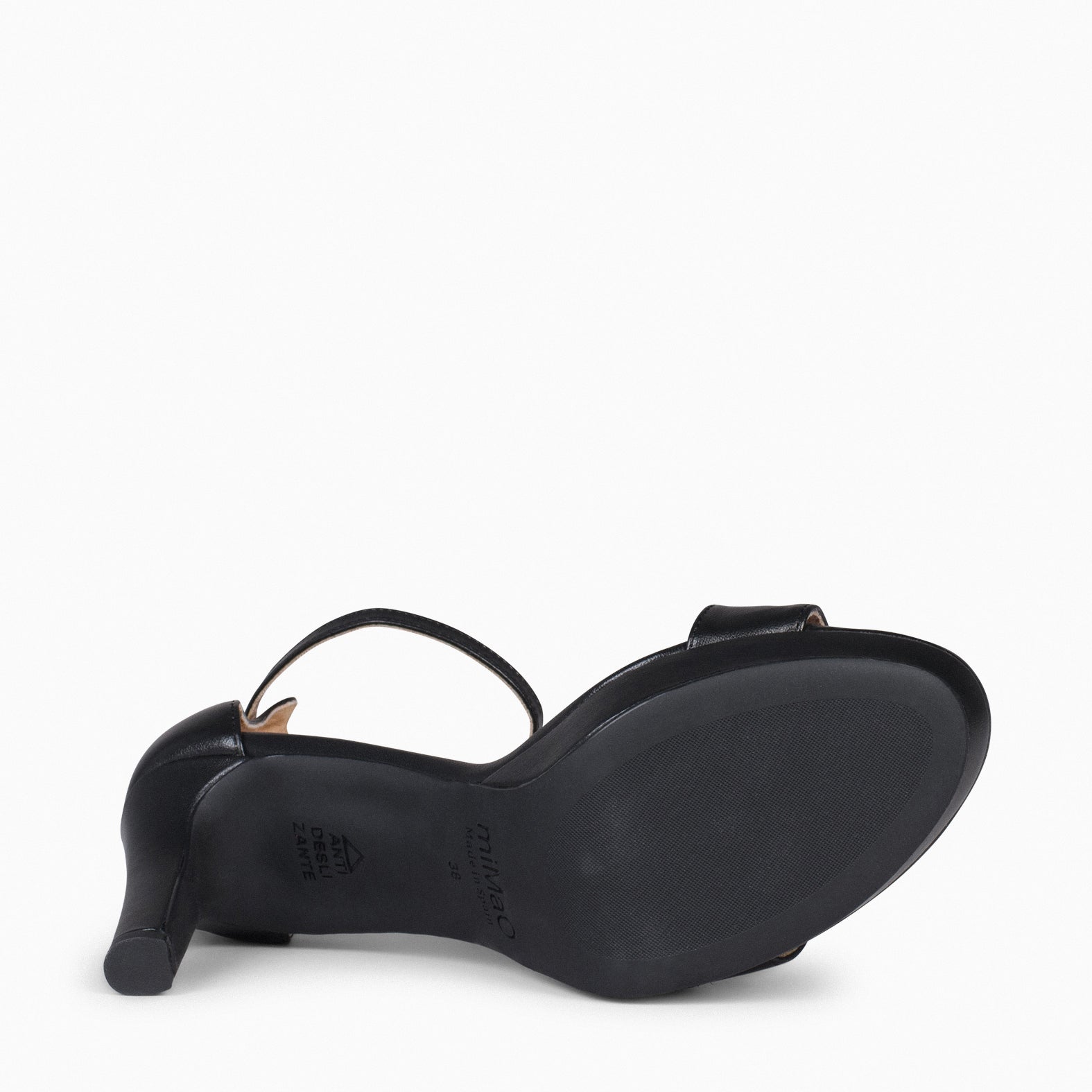 PARTY – BLACK  high-heeled platform sandals