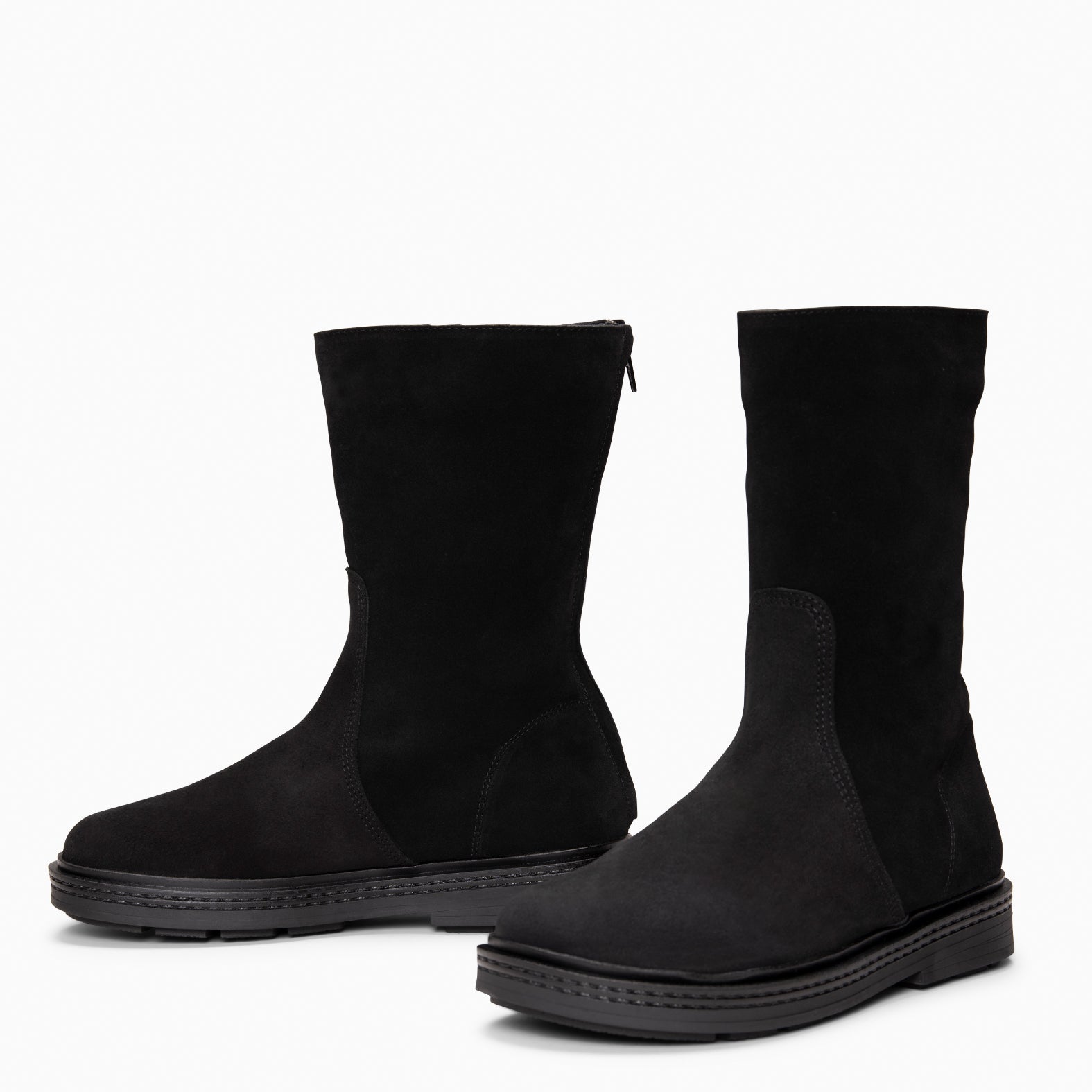 SNOW - Botines forrados de piel NEGRO