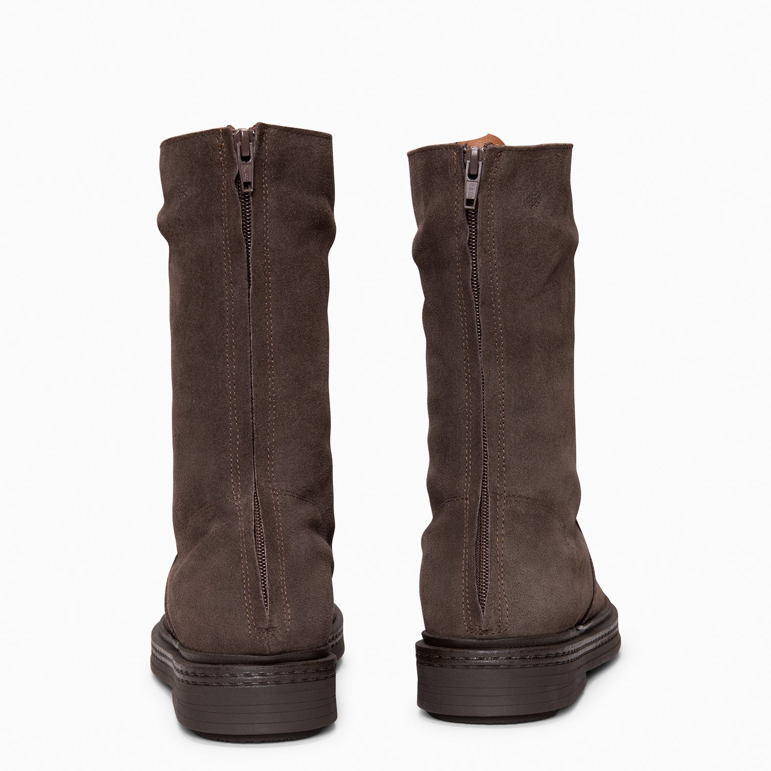 SNOW - Botines forrados de piel MARRON