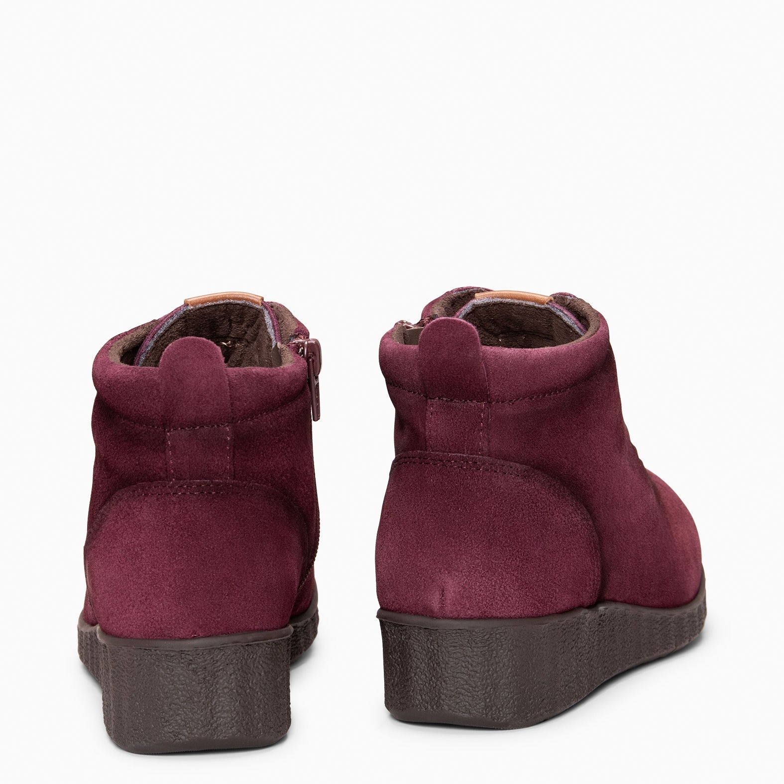 FLEXY - Zapatillas BURDEOS abotinadas