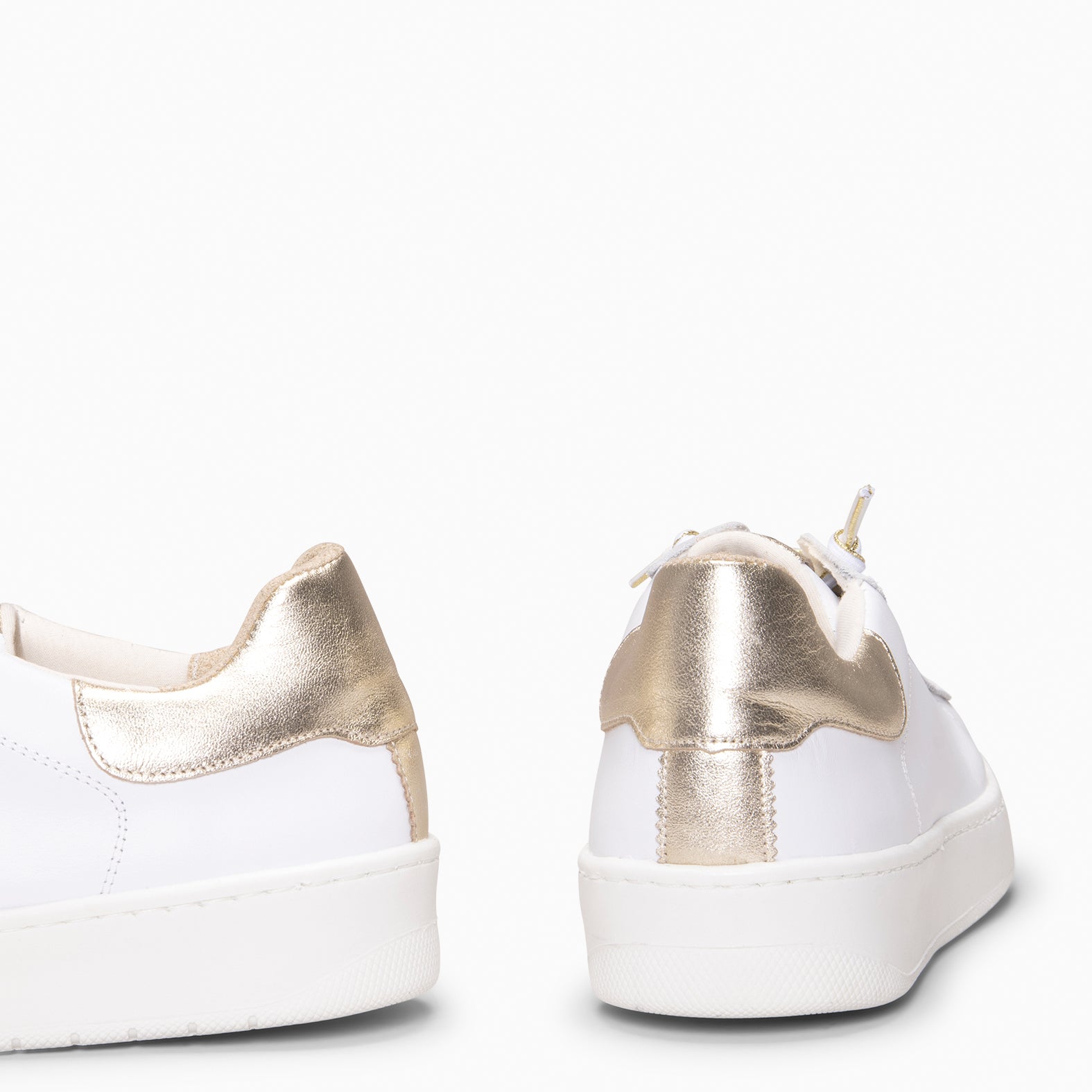 NANTES - Zapatillas Elegantes BLANCO ORO
