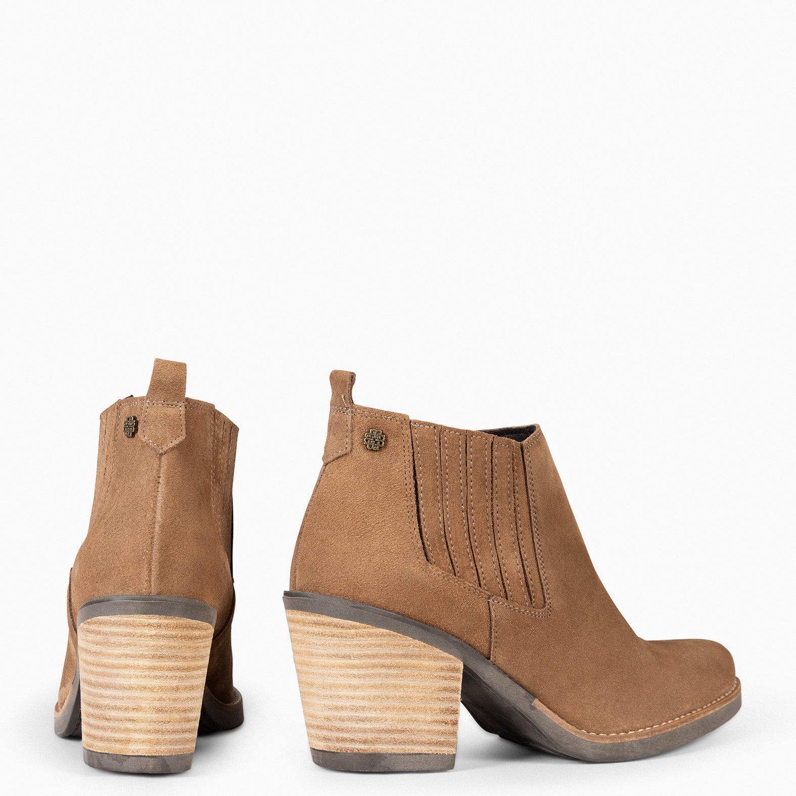 ALABAMA - Botines Cowboy de Mujer TAUPE