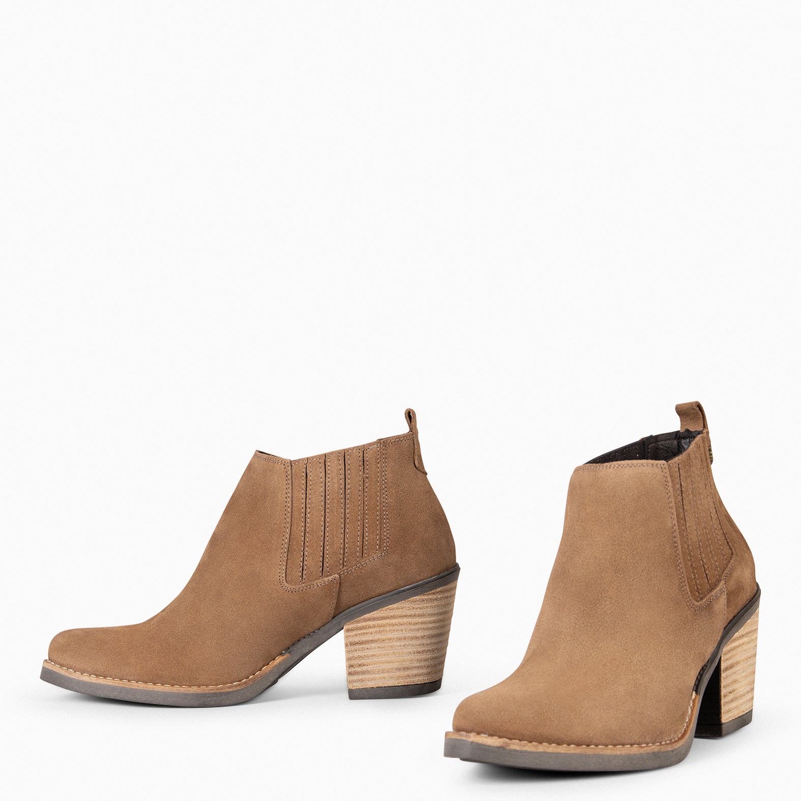 ALABAMA - Botines Cowboy de Mujer TAUPE