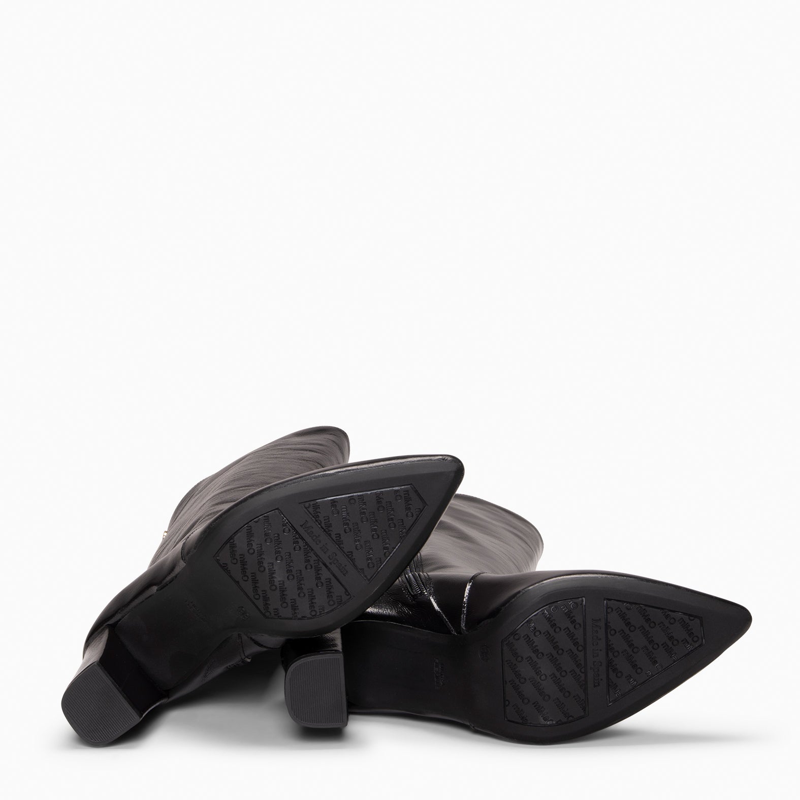 SOHO - Botas de tacón alto NEGRO CHAROL