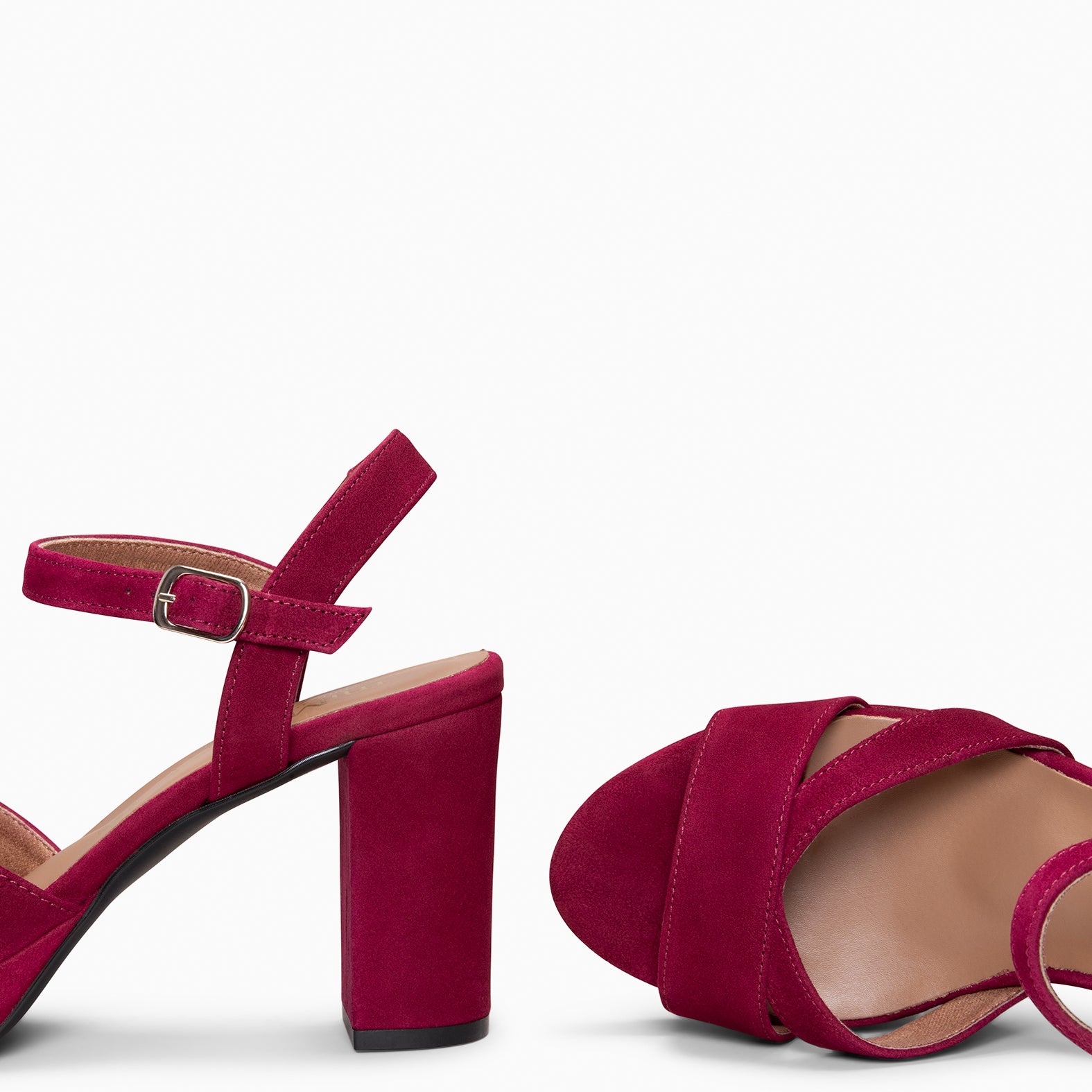 PARIS – Sandales de soirée à talon large et plateforme BORDEAUX