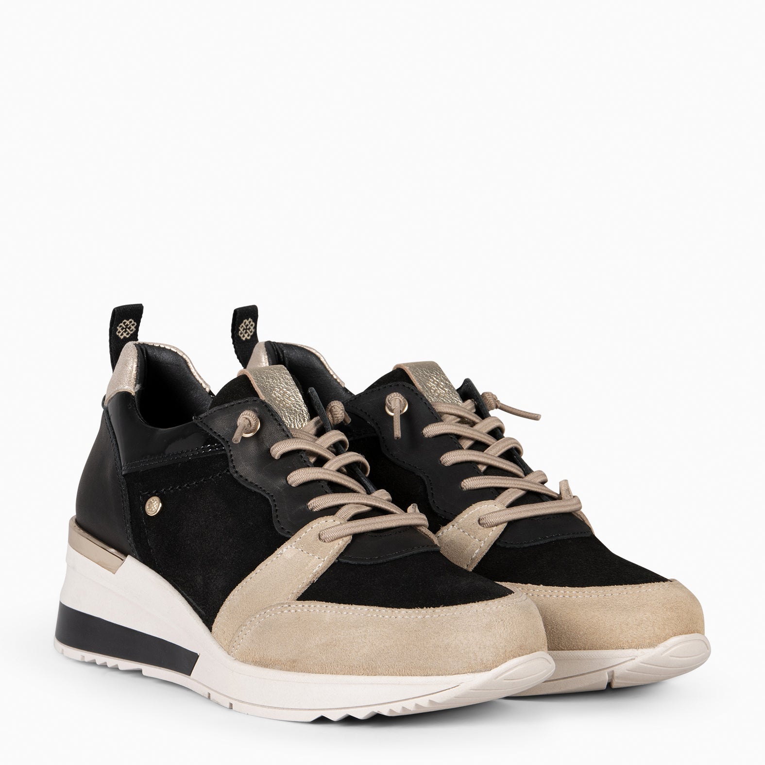 ALBI – Zapatillas deportivas BEIGE NEGRO