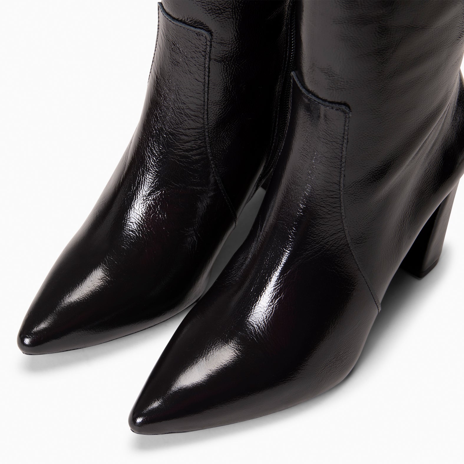 SOHO - Botas de tacón alto NEGRO CHAROL