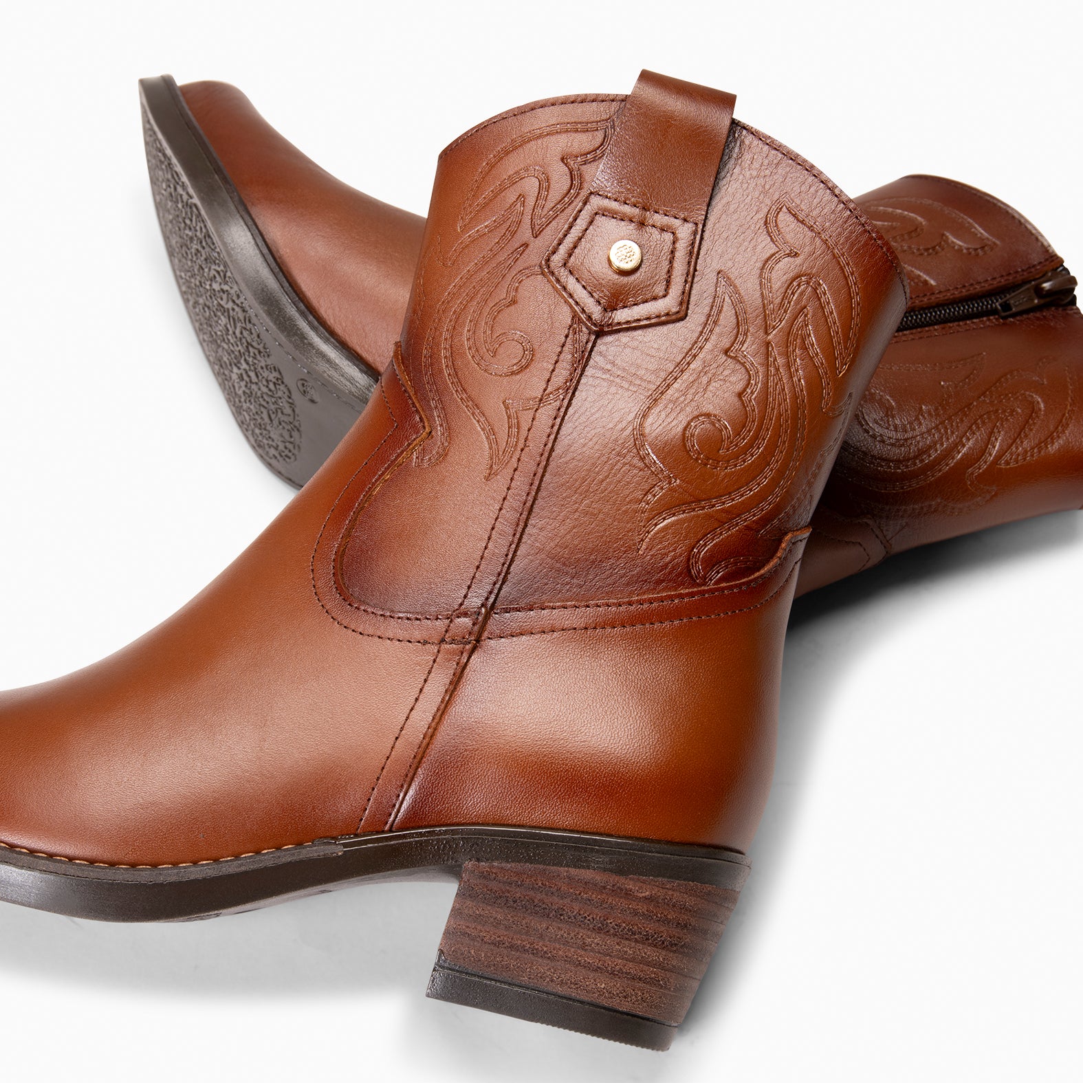 CRYRUS – BROWN Cowboy boots