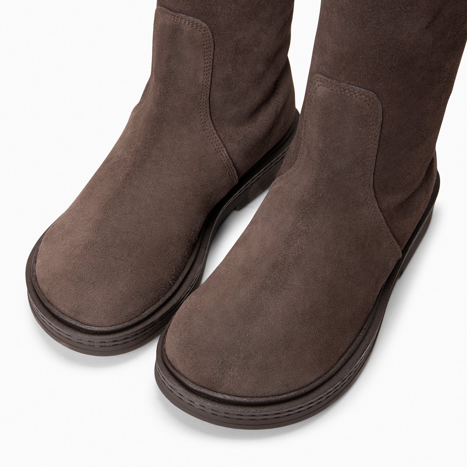 SNOW - Botines forrados de piel MARRON