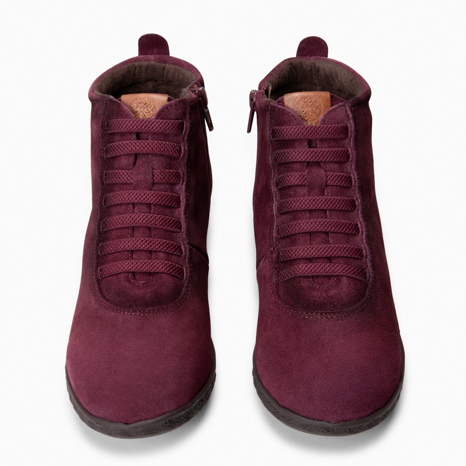 FLEXY - Zapatillas BURDEOS abotinadas