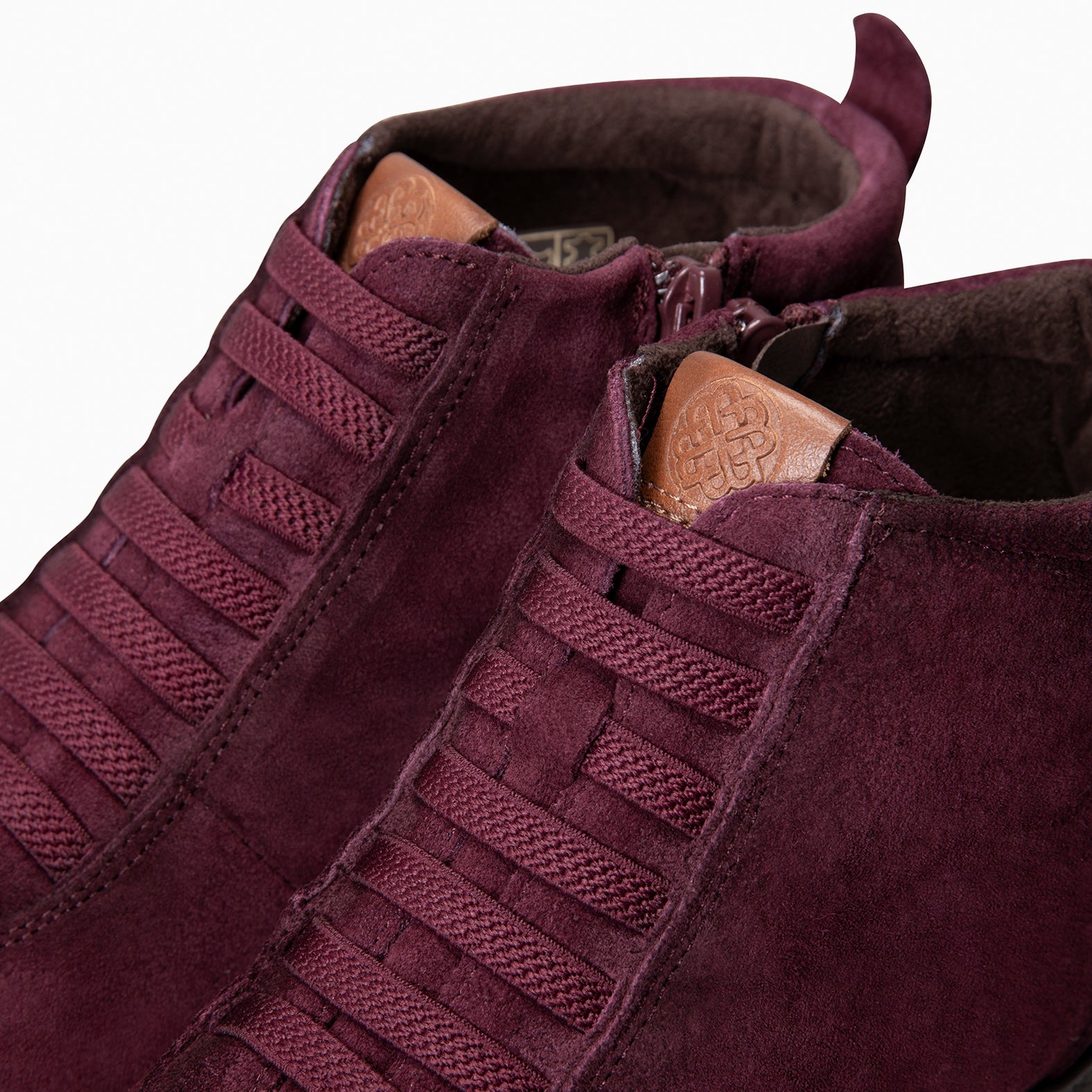 FLEXY - Zapatillas BURDEOS abotinadas